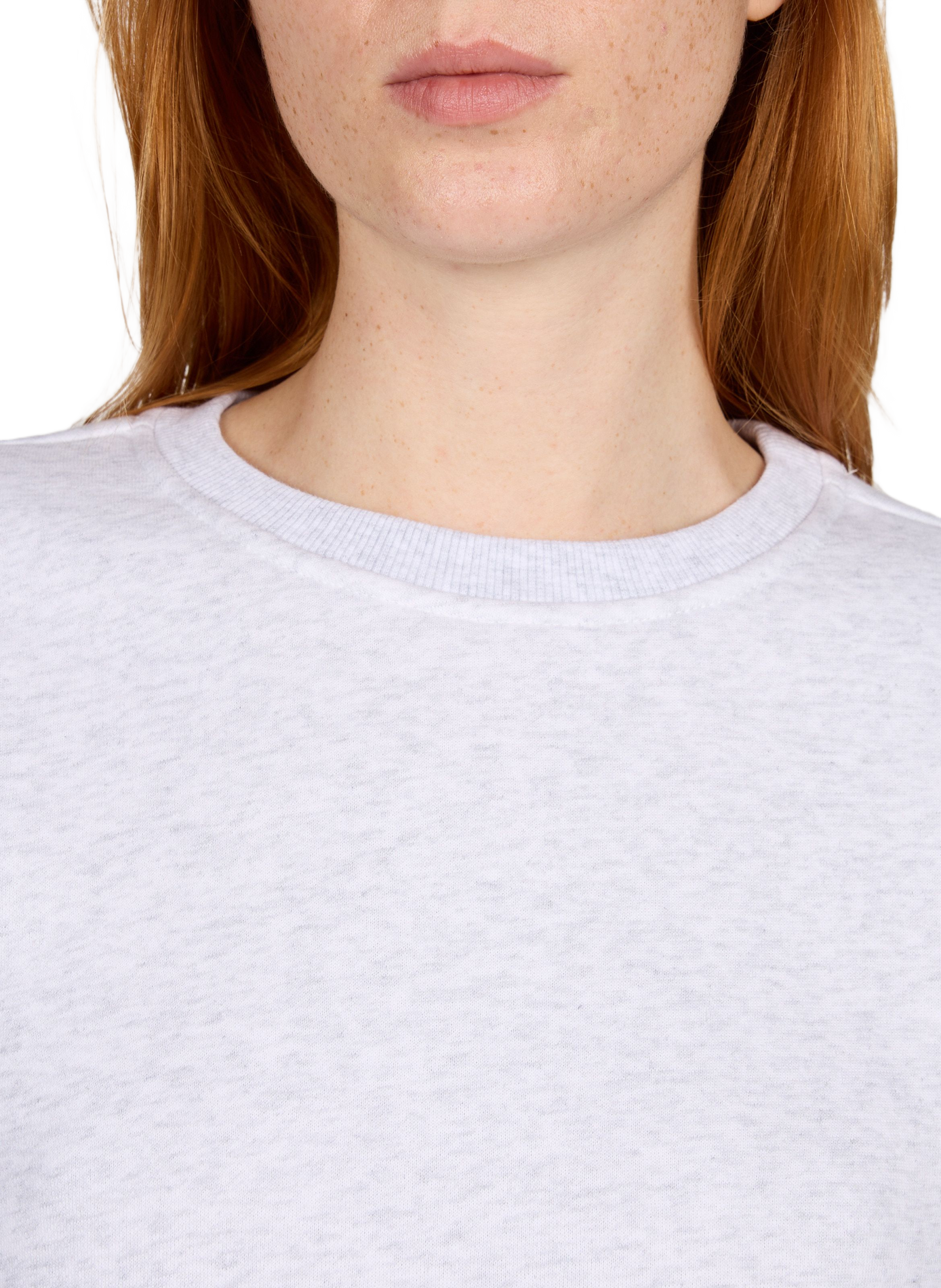 Straight-cut Nathalie sweatshirt in cotton blend LAURE+MAX Grey