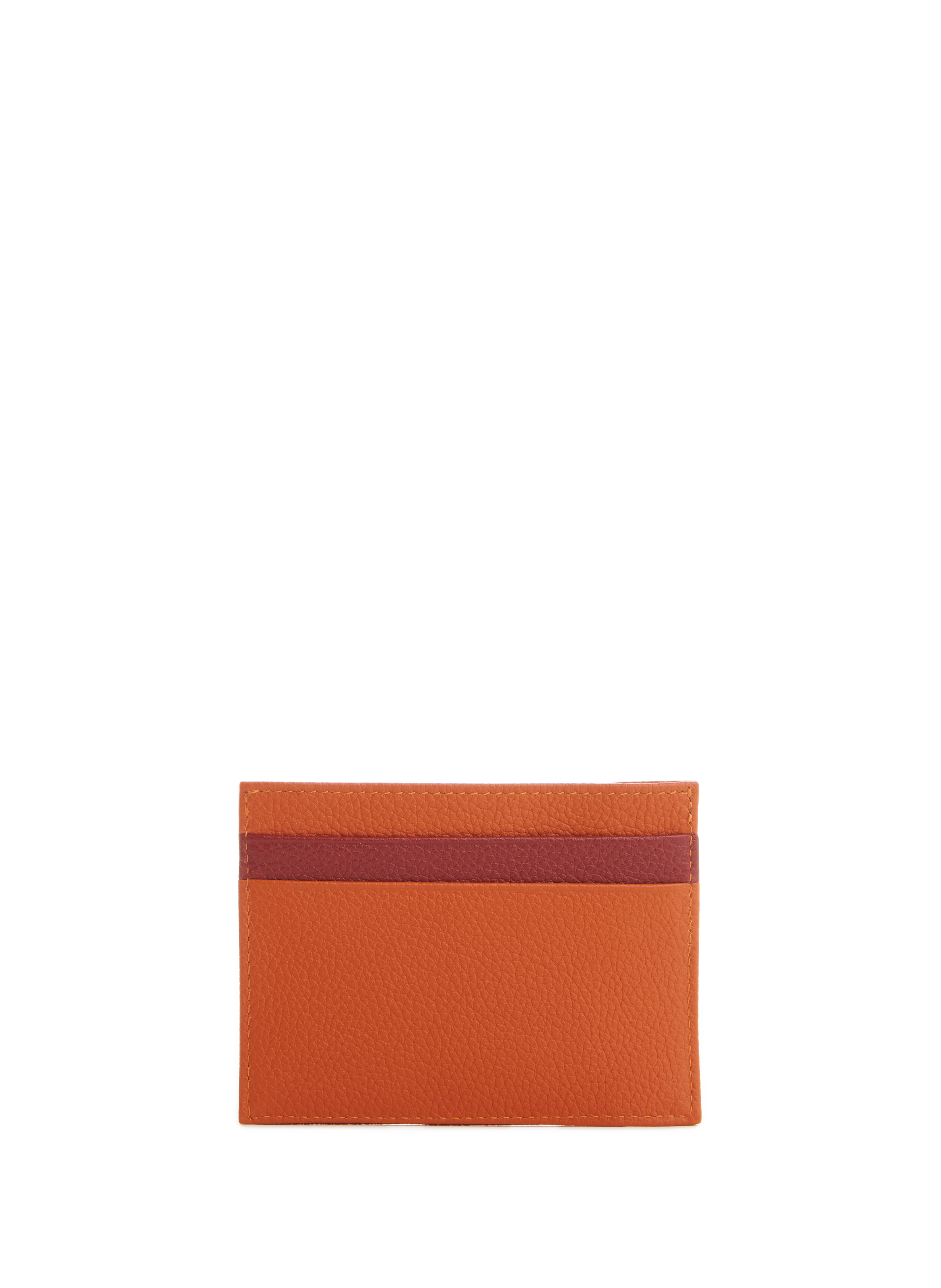  Leather card holder AU PRINTEMPS PARIS Orange