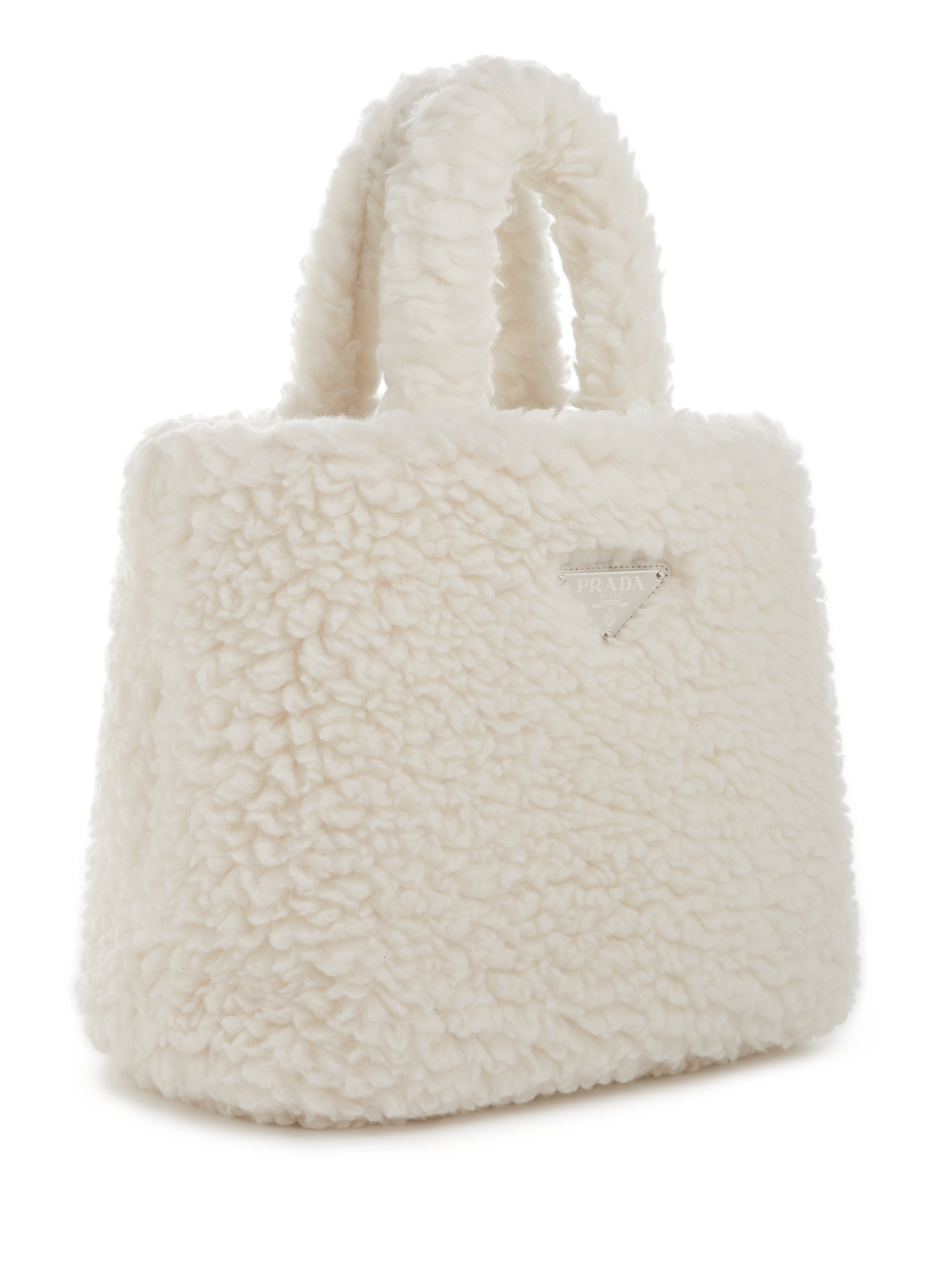 Sac à main en laine et cachemire mélangés