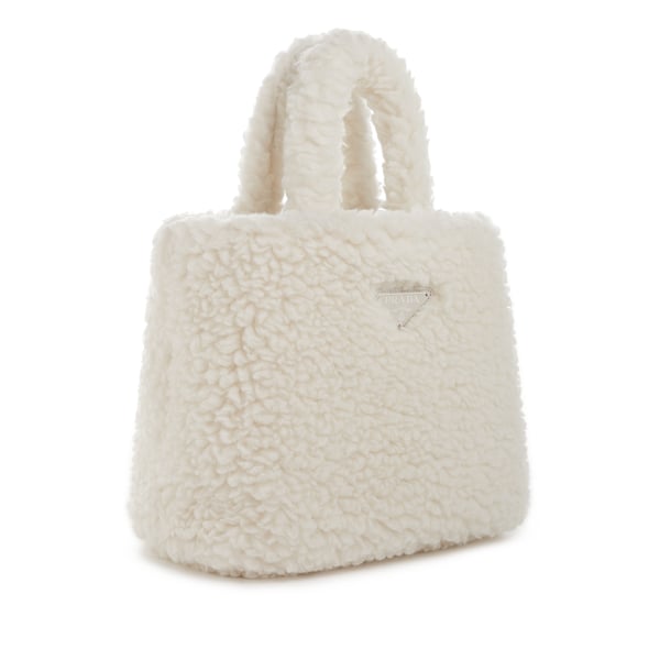 Sac à main en laine et cachemire mélangés