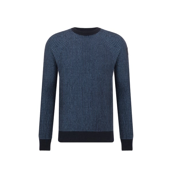 Pull rayé en laine mélangée