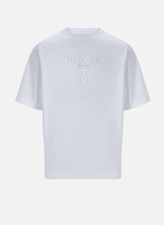Logo t shirt prada herren printemps