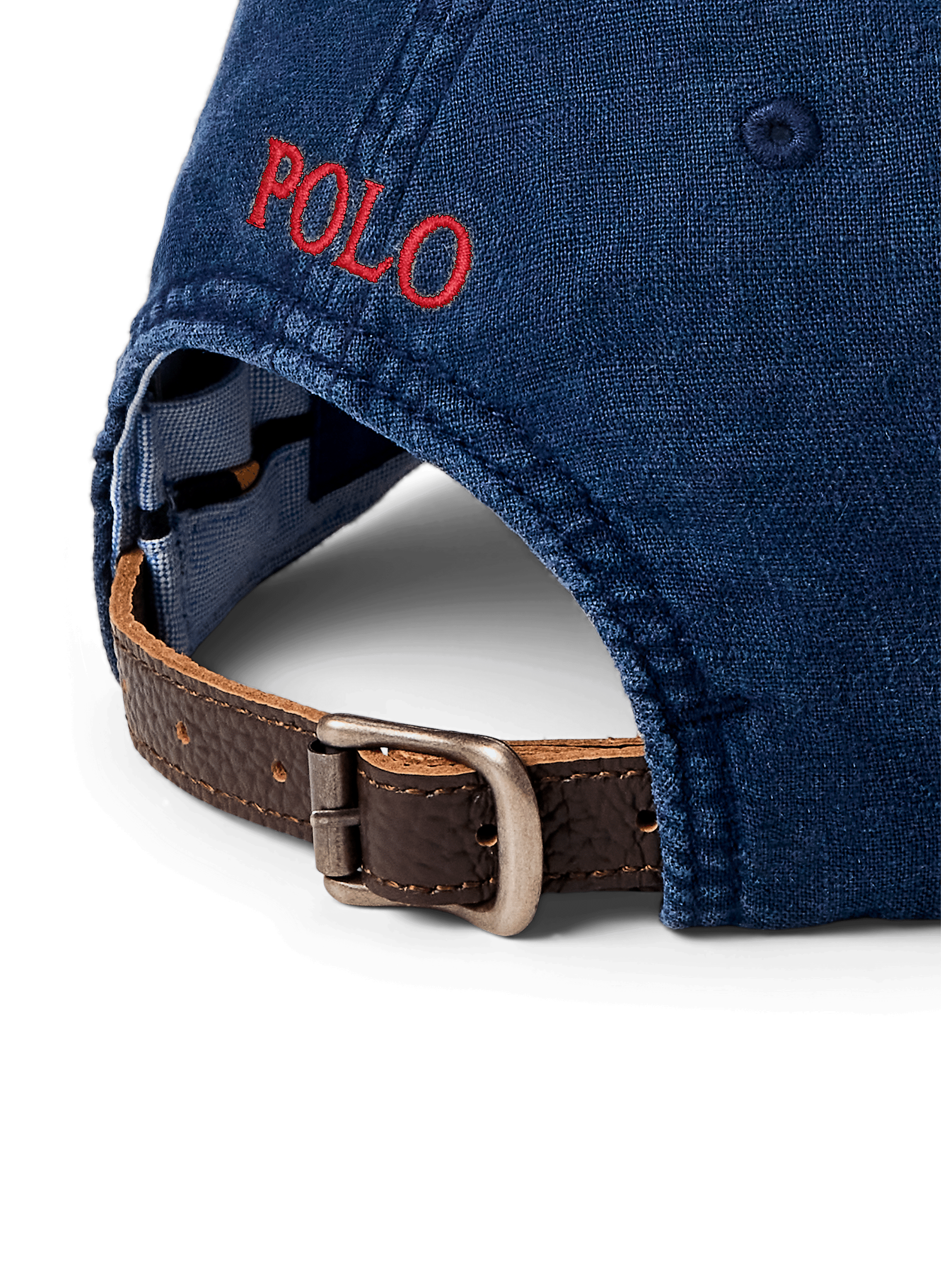 Casquette brodée en coton POLO RALPH LAUREN Bleu