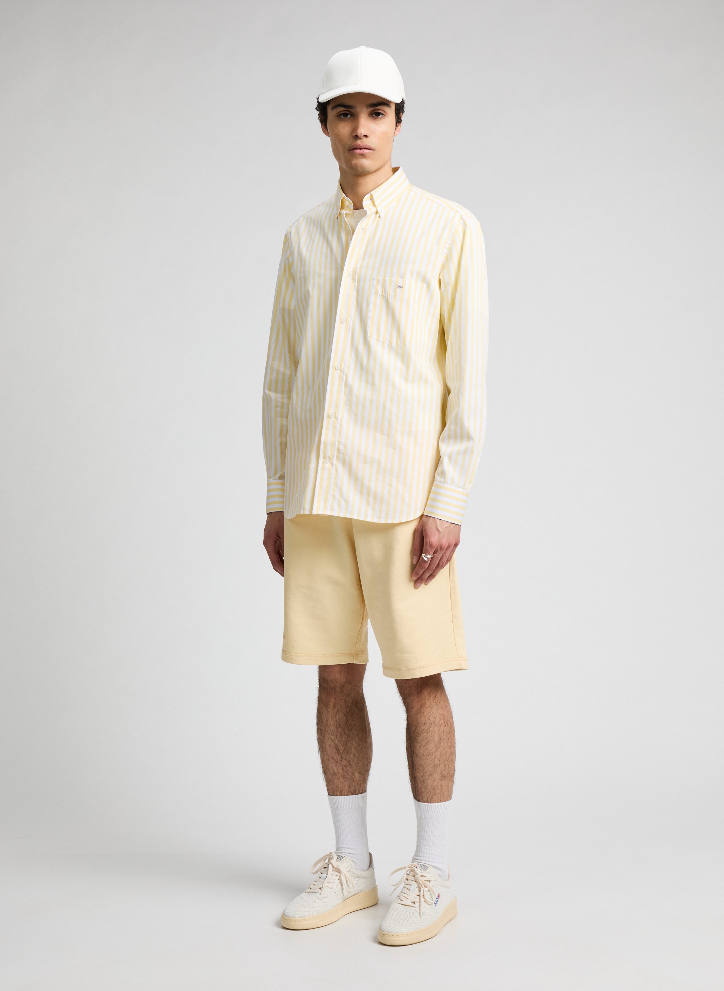Chemise en coton EDEN PARK Jaune