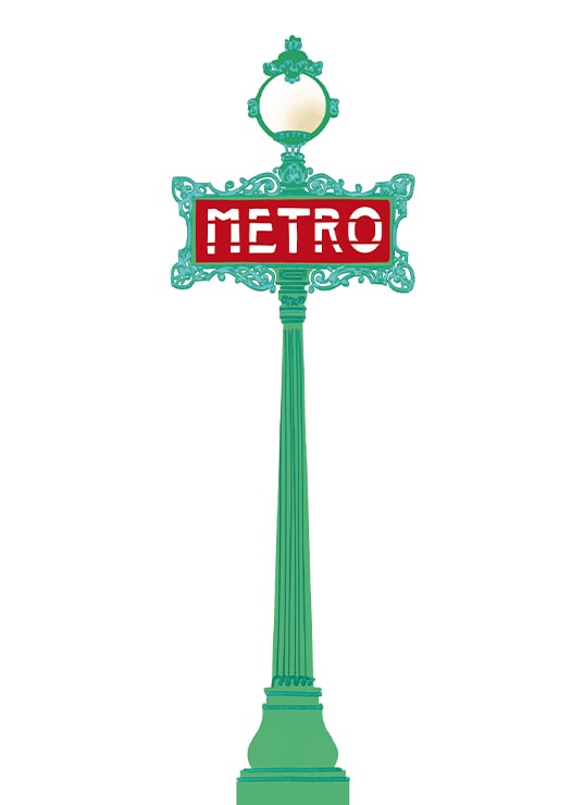 Illustration Printemps Icône de Paris depuis 160 ans