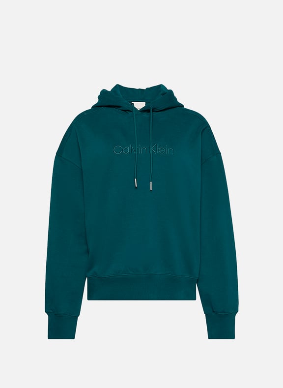 Hoodie en coton mélangé Bleu by CALVIN KLEIN CALVIN KLEIN Hoodie en coton mélangé Bleu