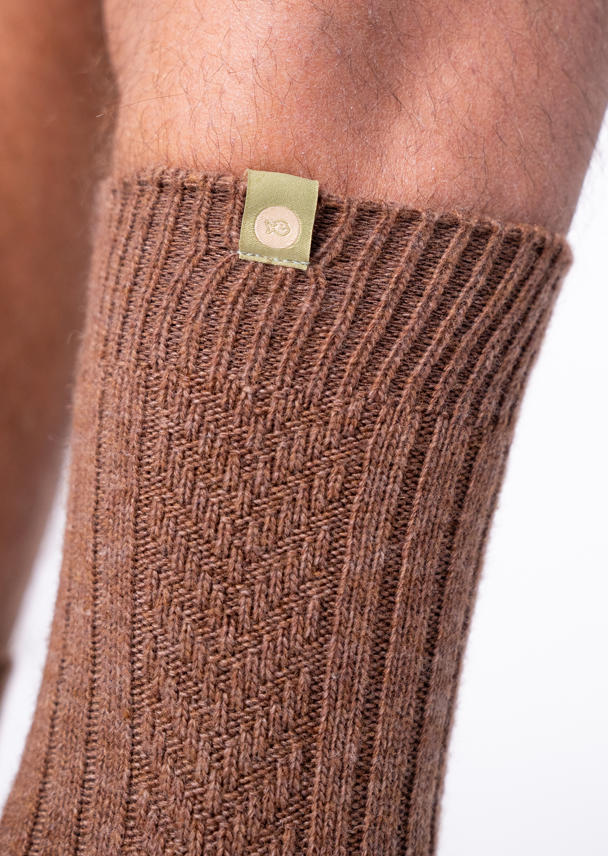 Chaussettes en laine BILLYBELT Marron
