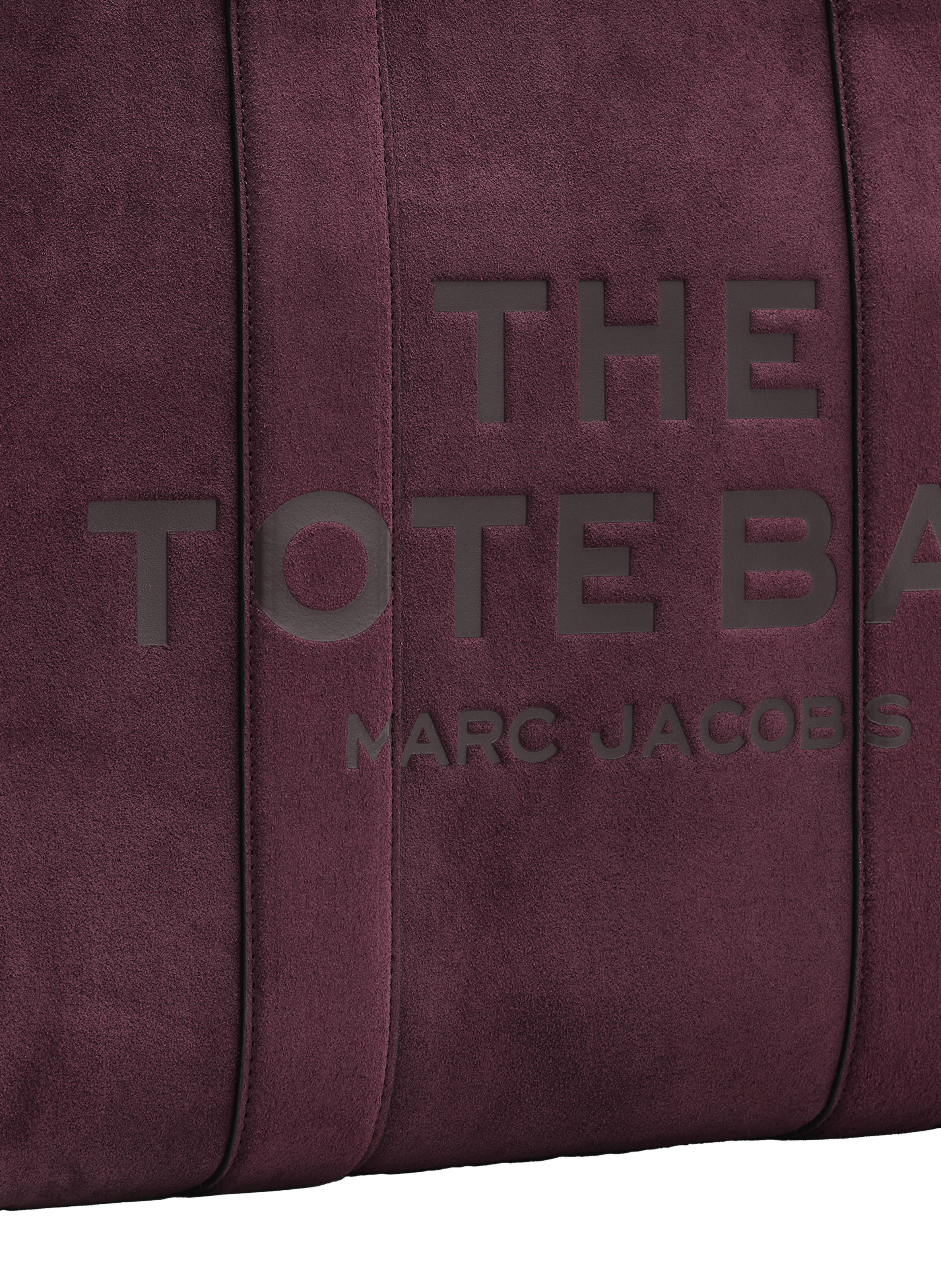 Sac cabas The Suede Large Tote  MARC JACOBS Rouge