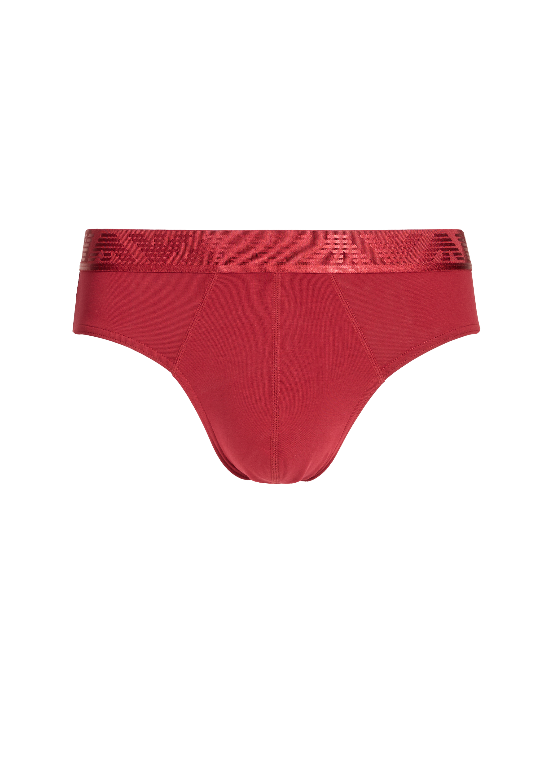 Set of three mixed cotton briefs EMPORIO ARMANI Multicolour