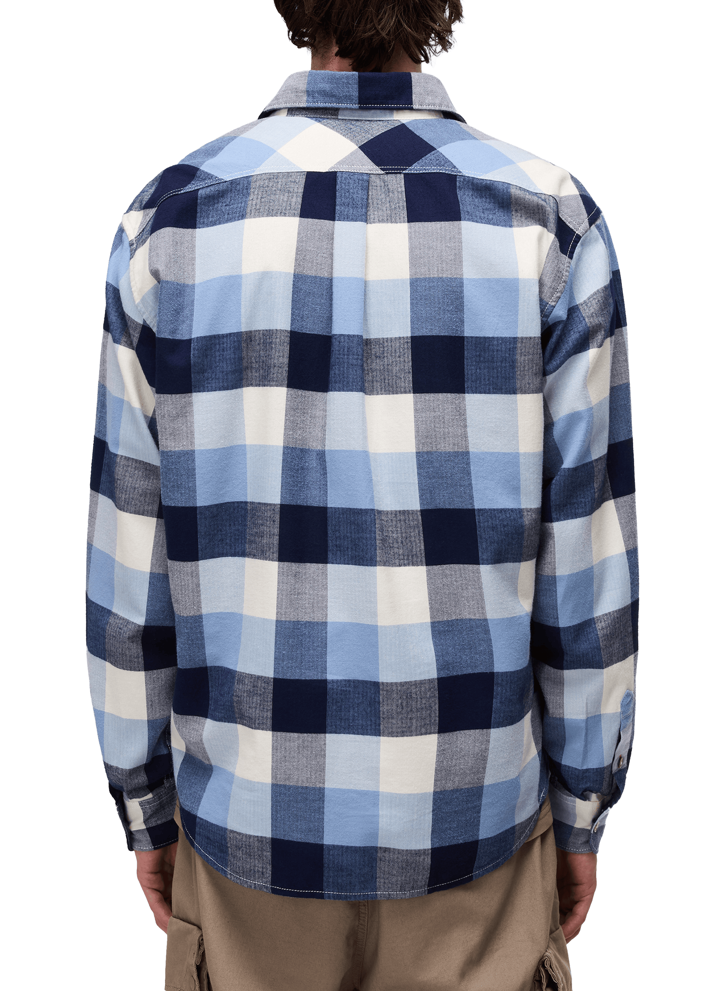 Checked shirt with American collar in cotton NAPAPIJRI Multicolour