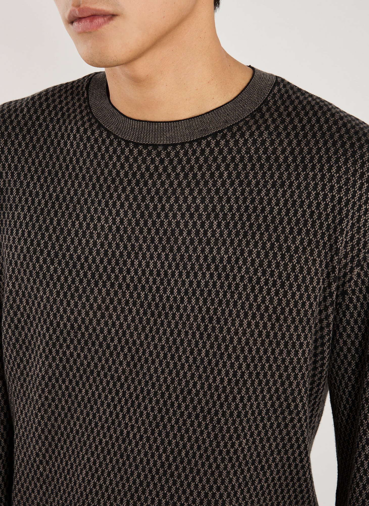 Sweater in mixed cotton blend ARMANI EXCHANGE Multicolour