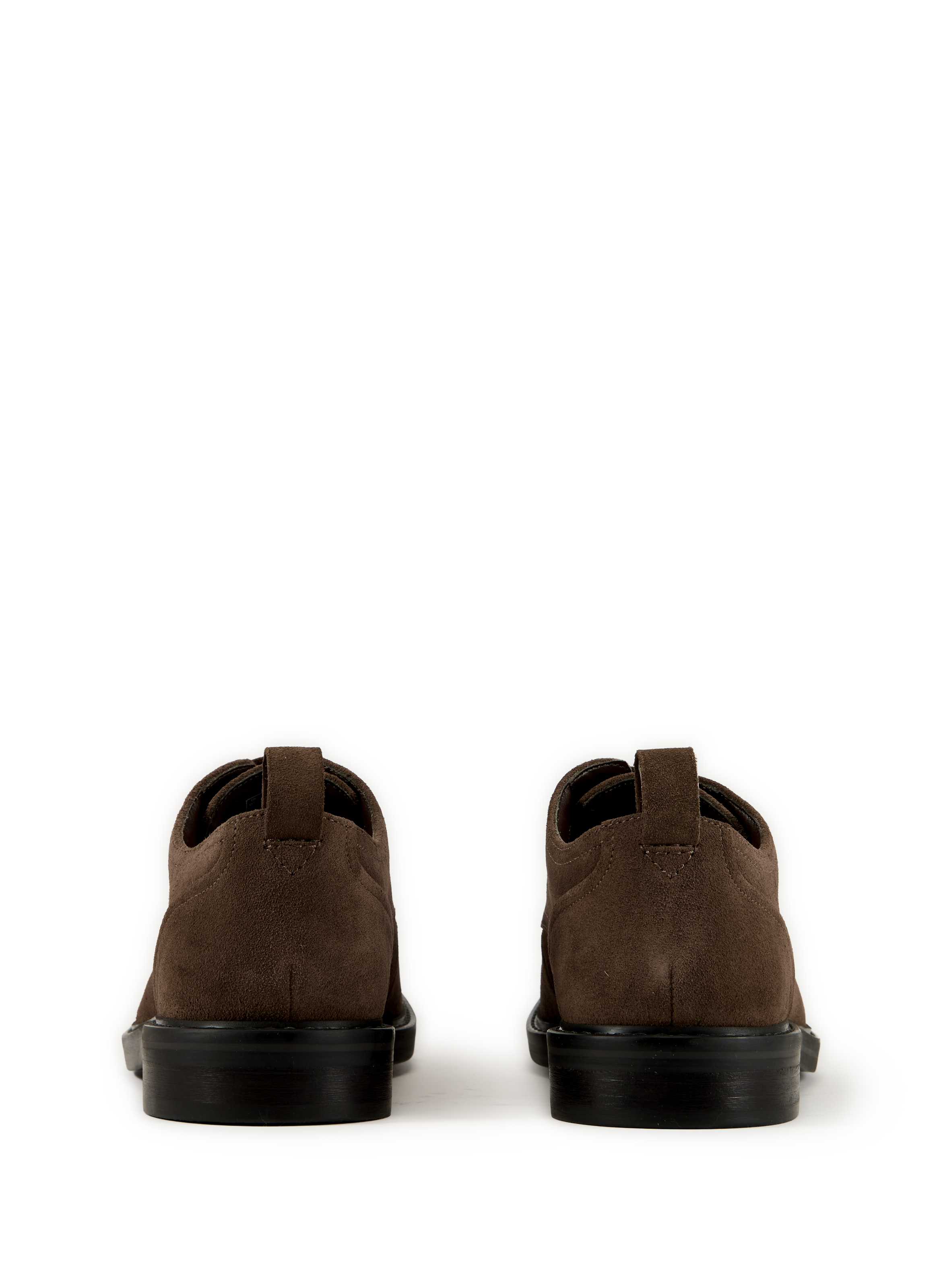 Suede leather derby shoes CLARKS Brown