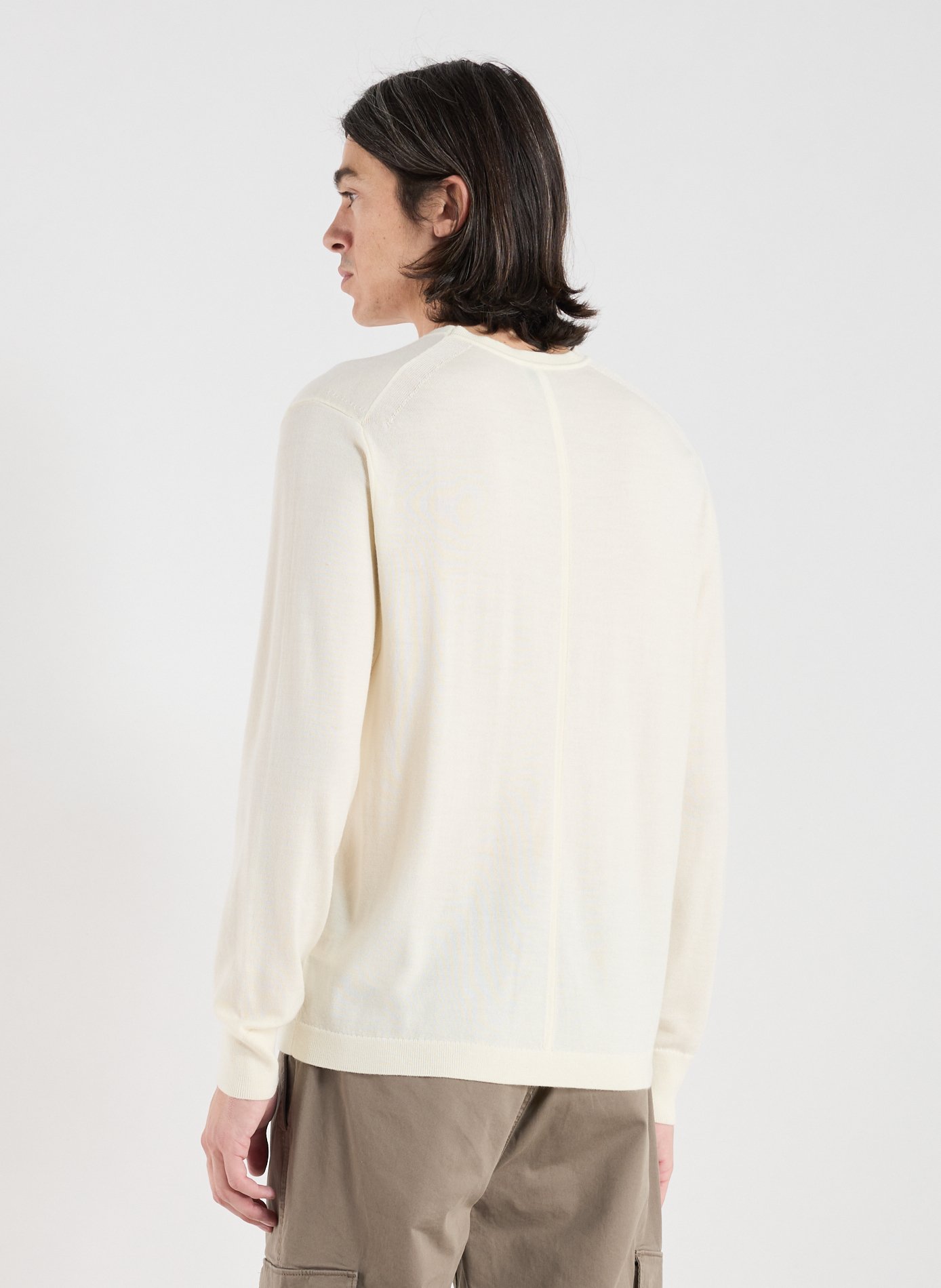 Fine merino wool jumper CALVIN KLEIN White