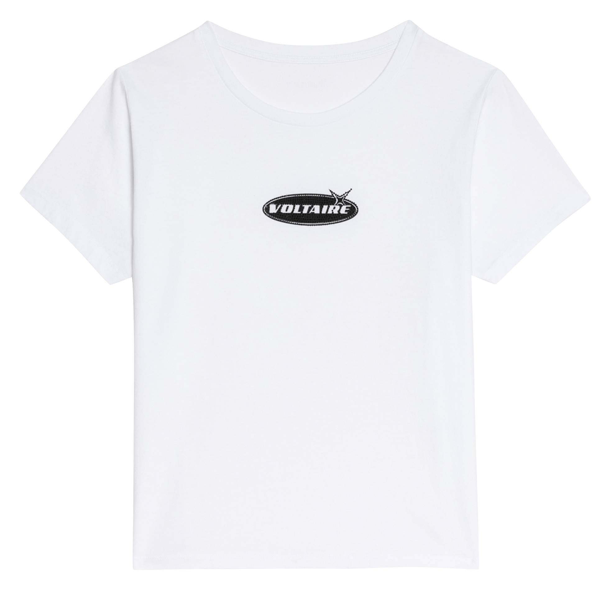 Tee-shirt col rond en coton alys ZADIG&VOLTAIRE Blanc