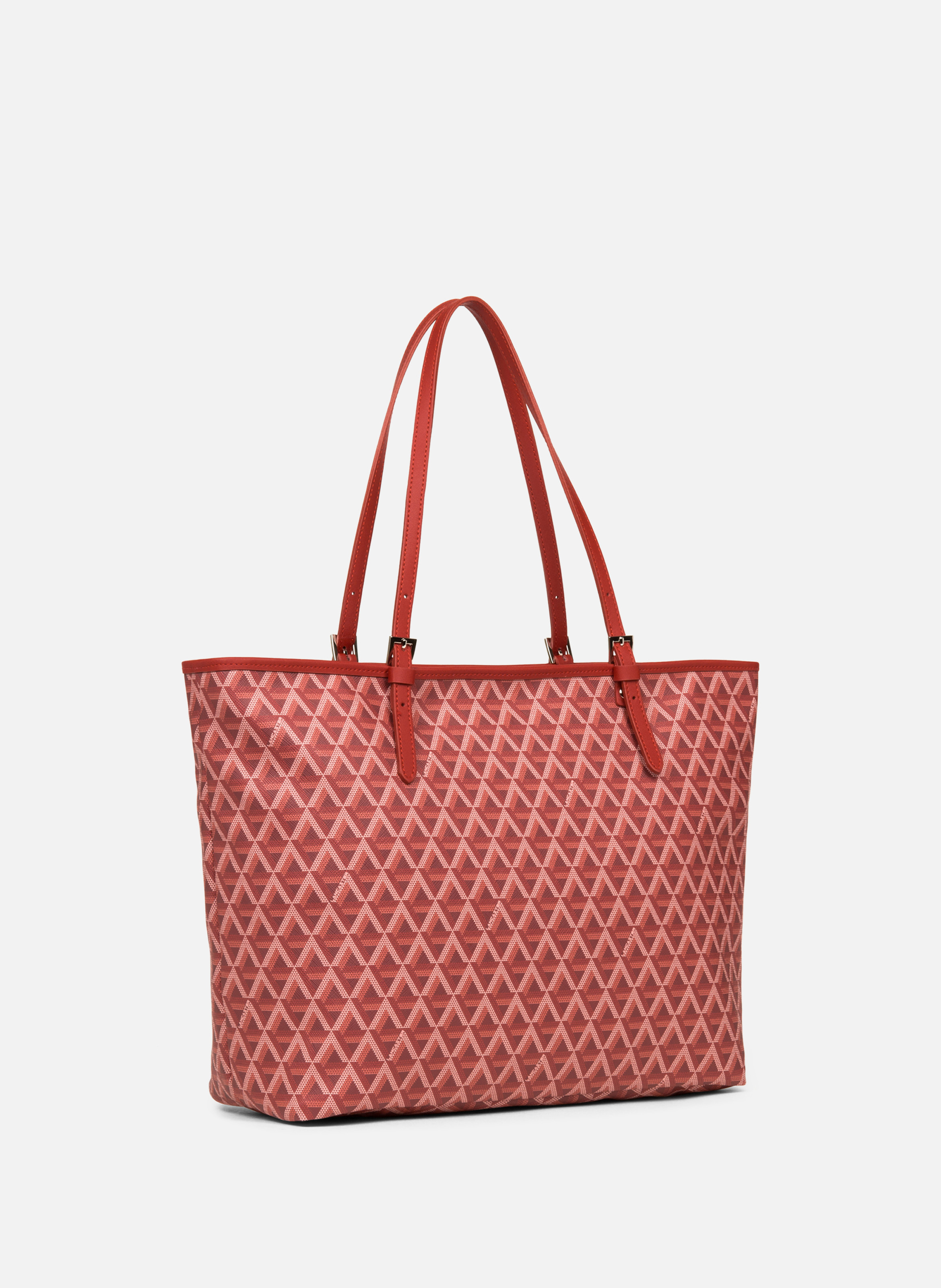 Grand sac cabas épaule - ikon LANCASTER Rouge