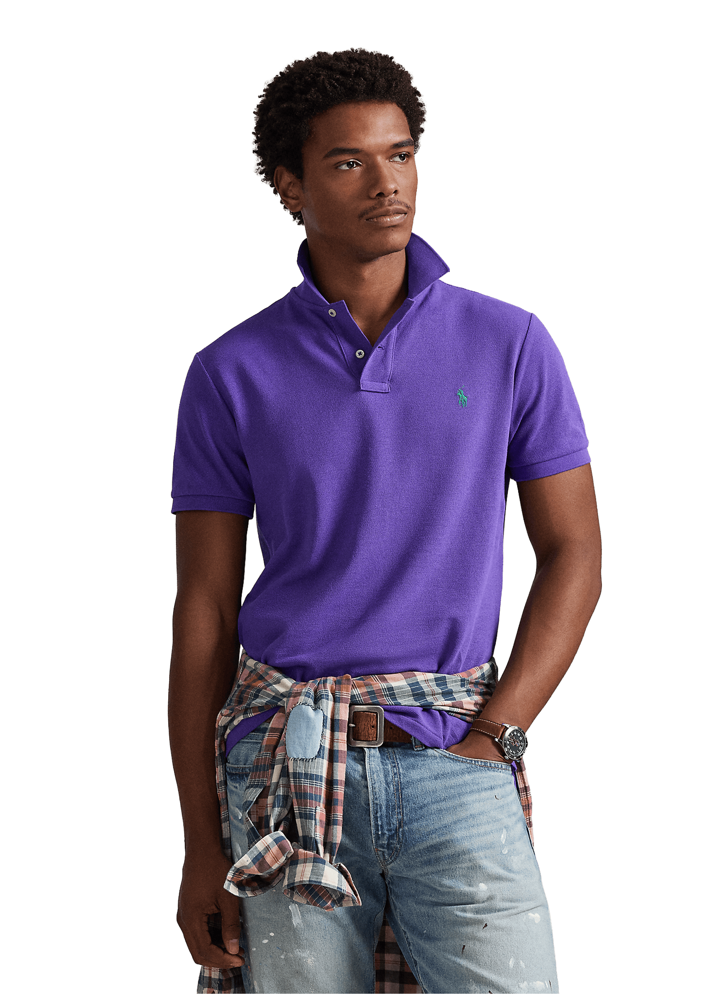 Polo en coton POLO RALPH LAUREN Violet