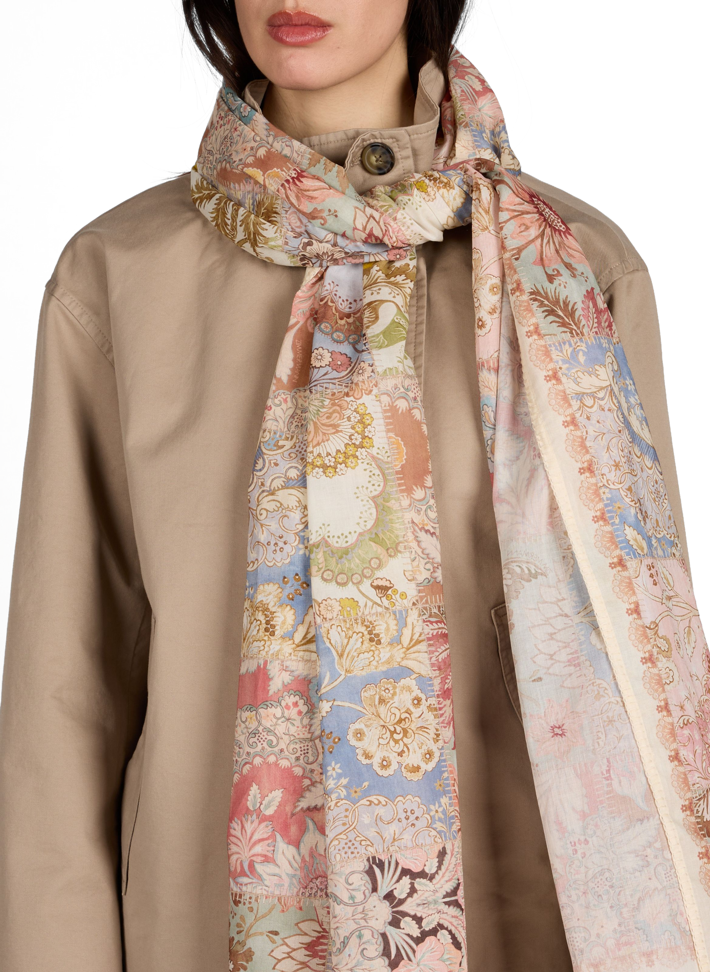 Pareo à motif en cotn ZIMMERMANN Multicolore