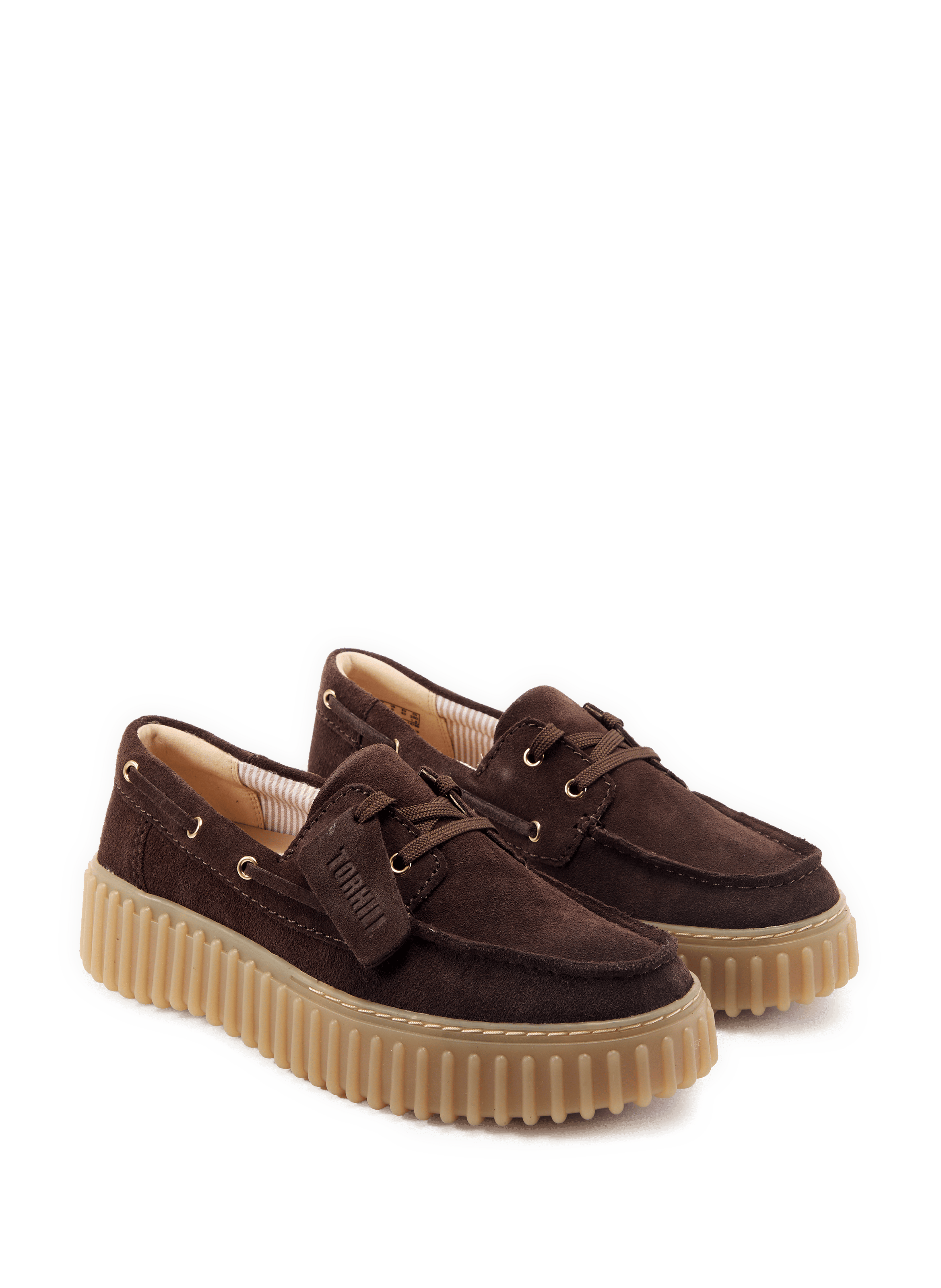 Torhill Boat shoes in cow leather CLARKS Brown