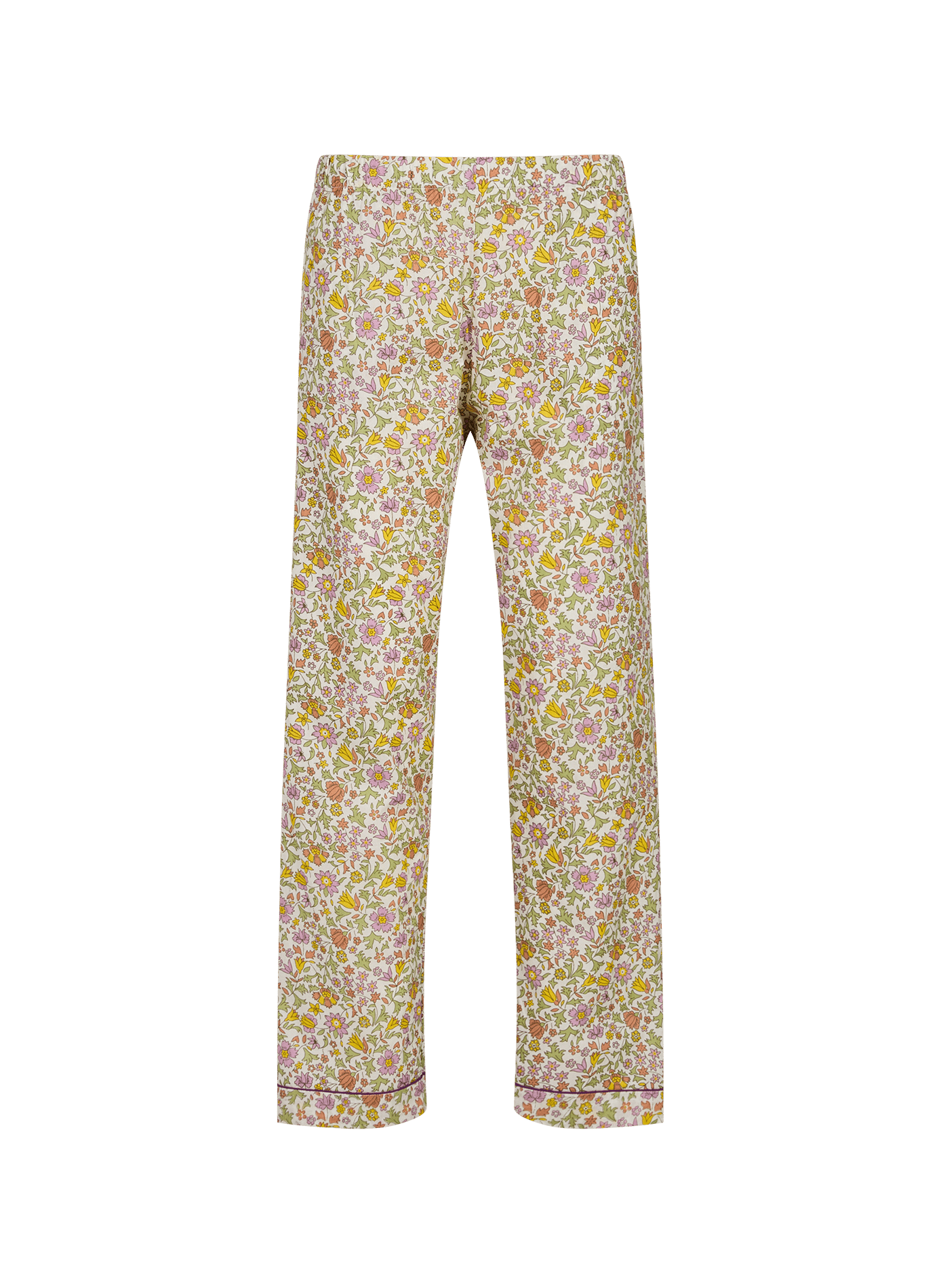Set of long pajamas in cotton and silk GERMAINE DES PRÉS Multicolour