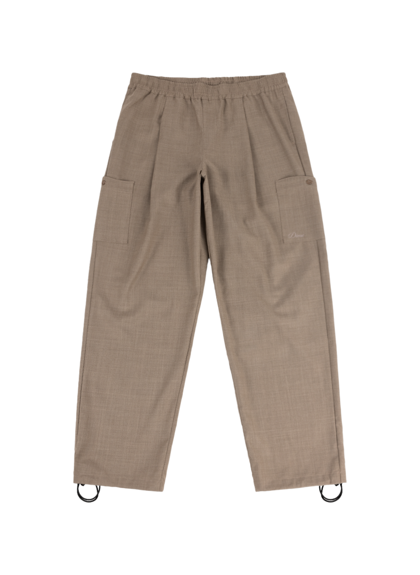 Pantalon cargo à cordon de serrage aux chevilles DIME Beige