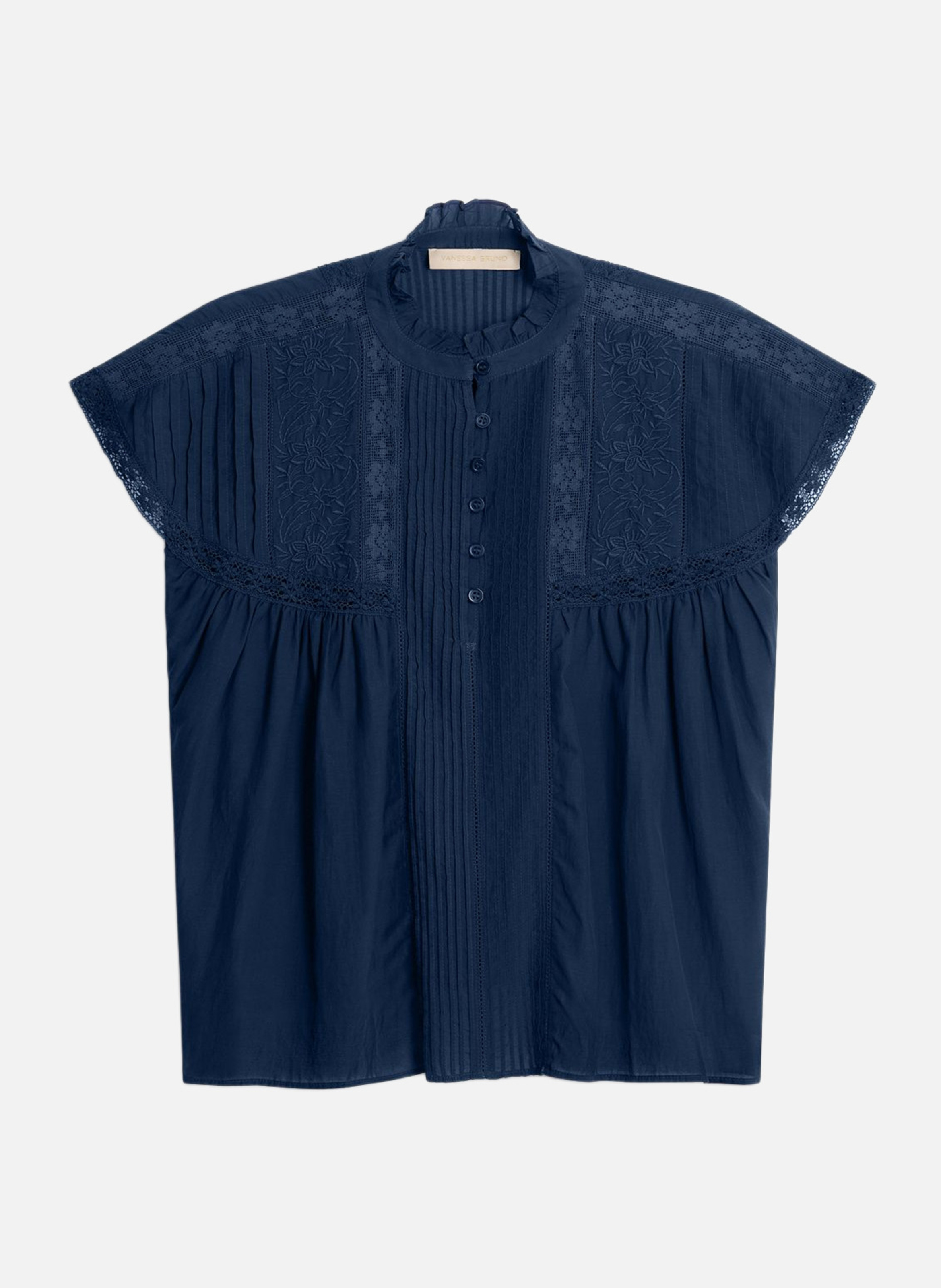 Blouse ganu VANESSA BRUNO Bleu