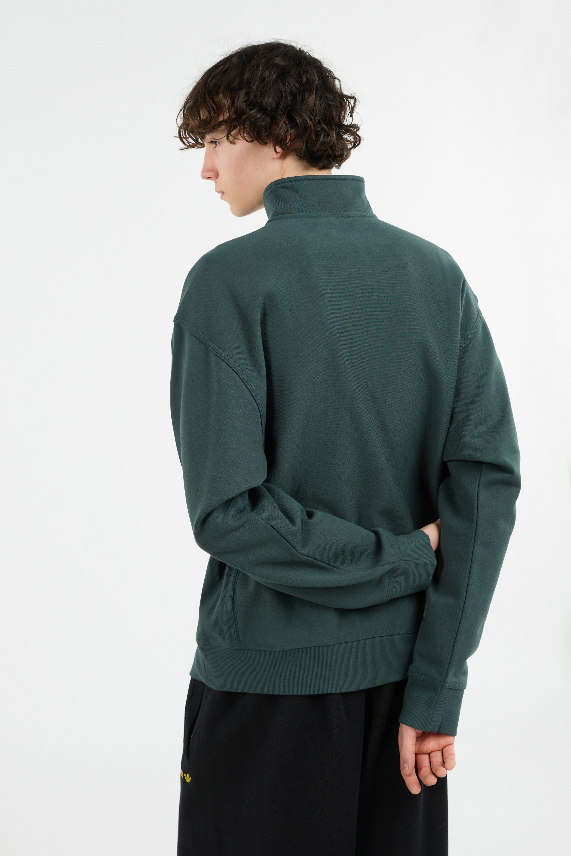 Sweat zippé half zip american script CARHARTT WIP Vert