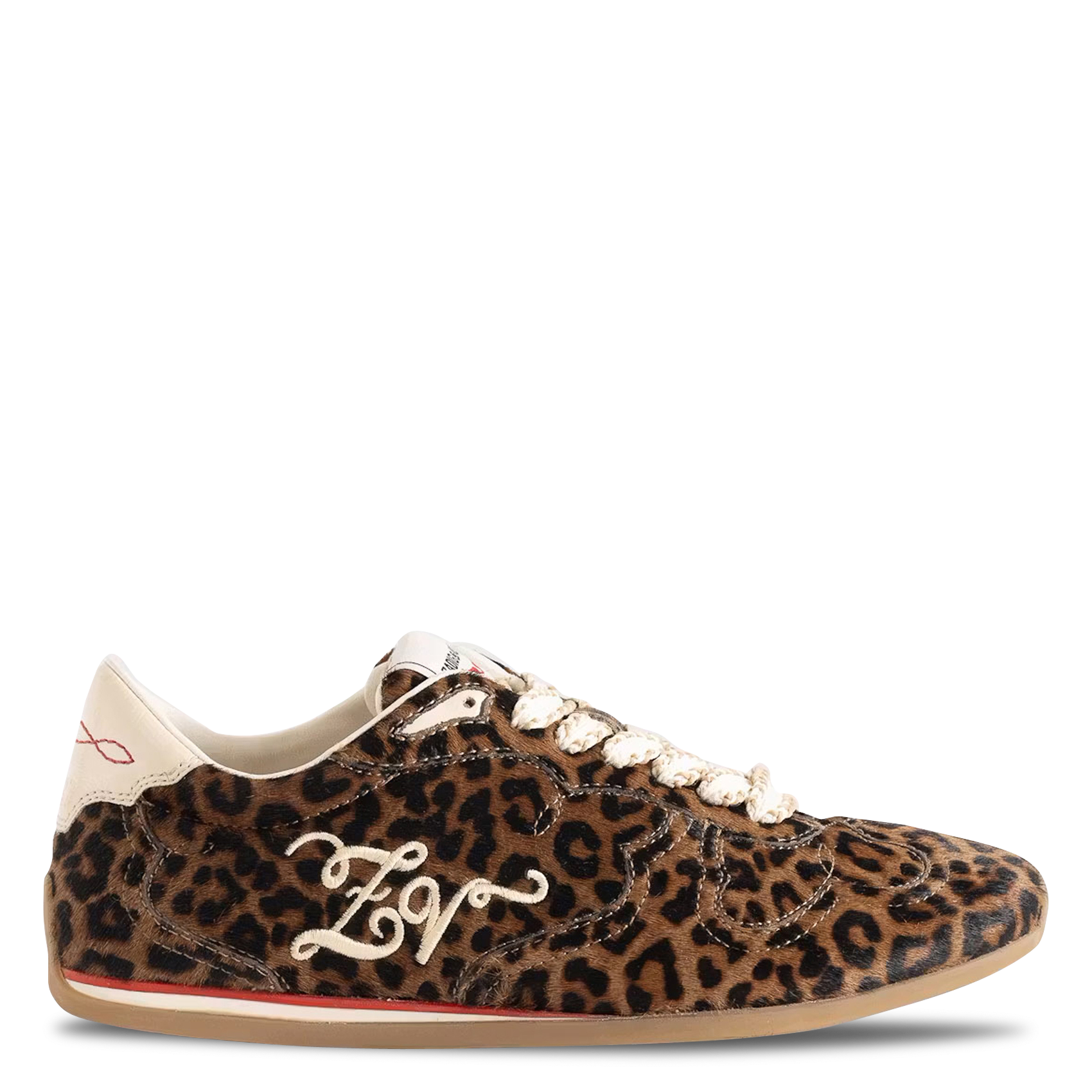 Luipaardprint lage sneakers zv dance ZADIG&VOLTAIRE Bruin