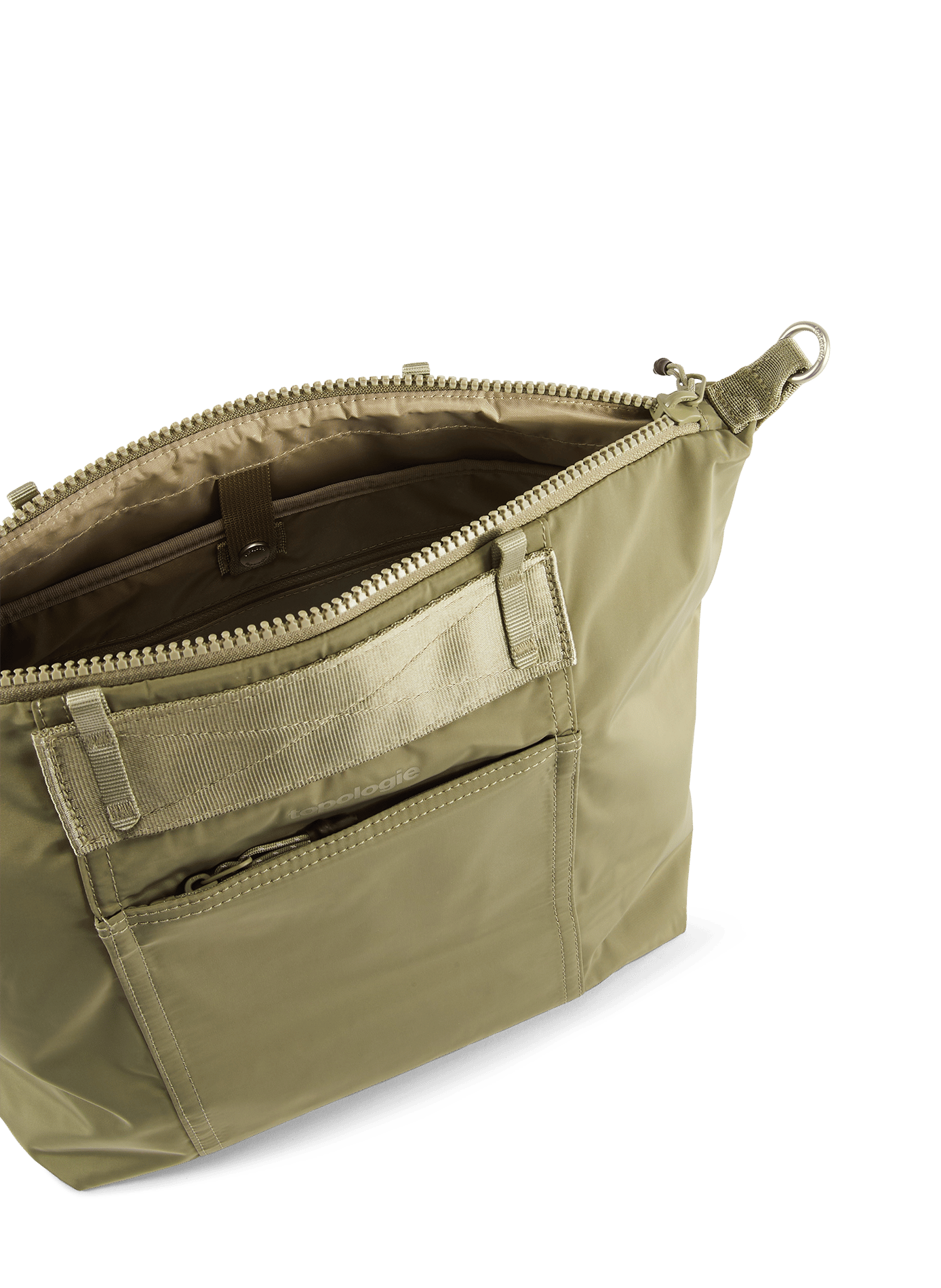 Explorer tote bag medium shoulder carry TOPOLOGIE Khaki