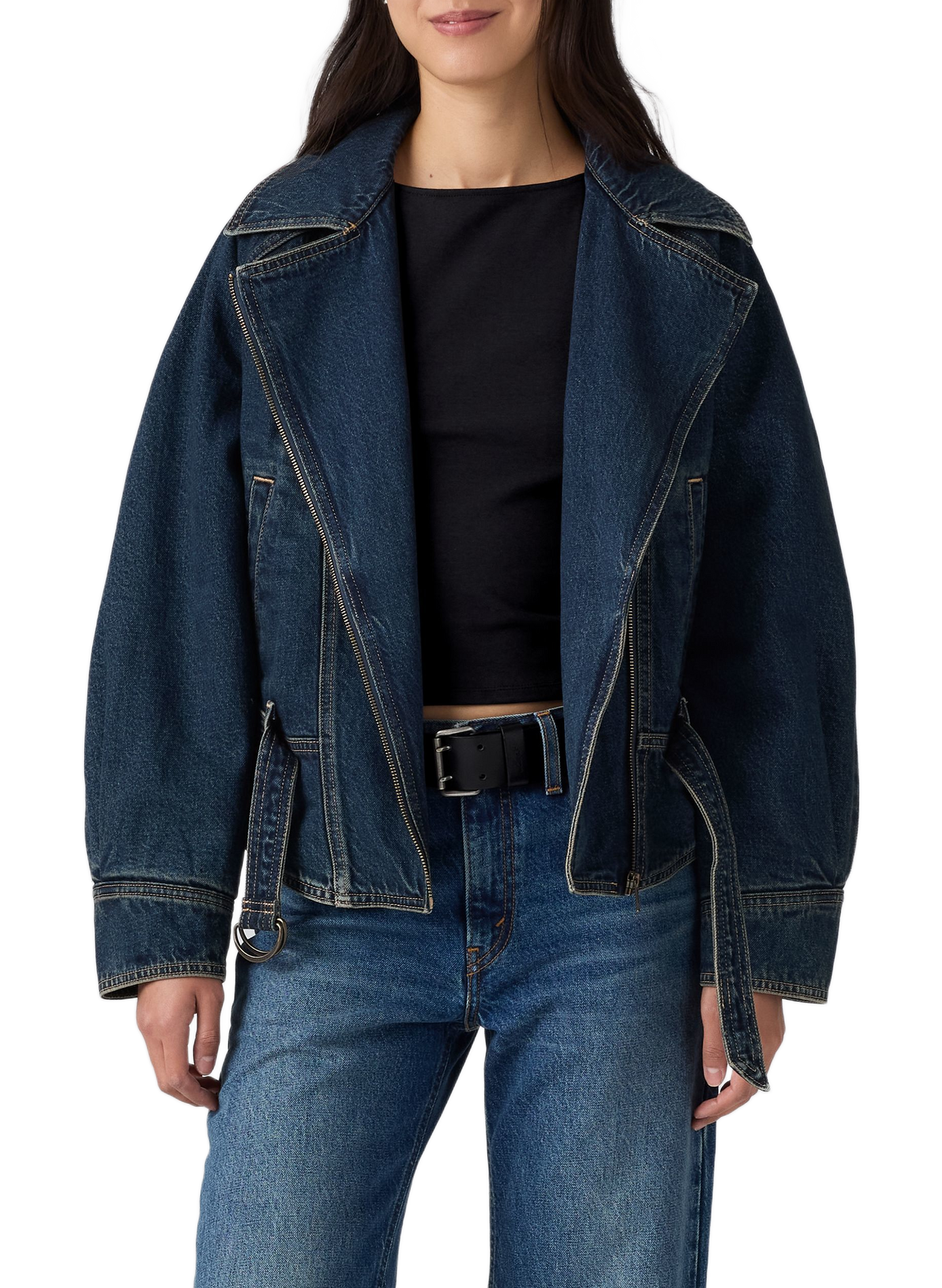 Jeansblazer aus Baumwoll-Denim LEVI'S Blau