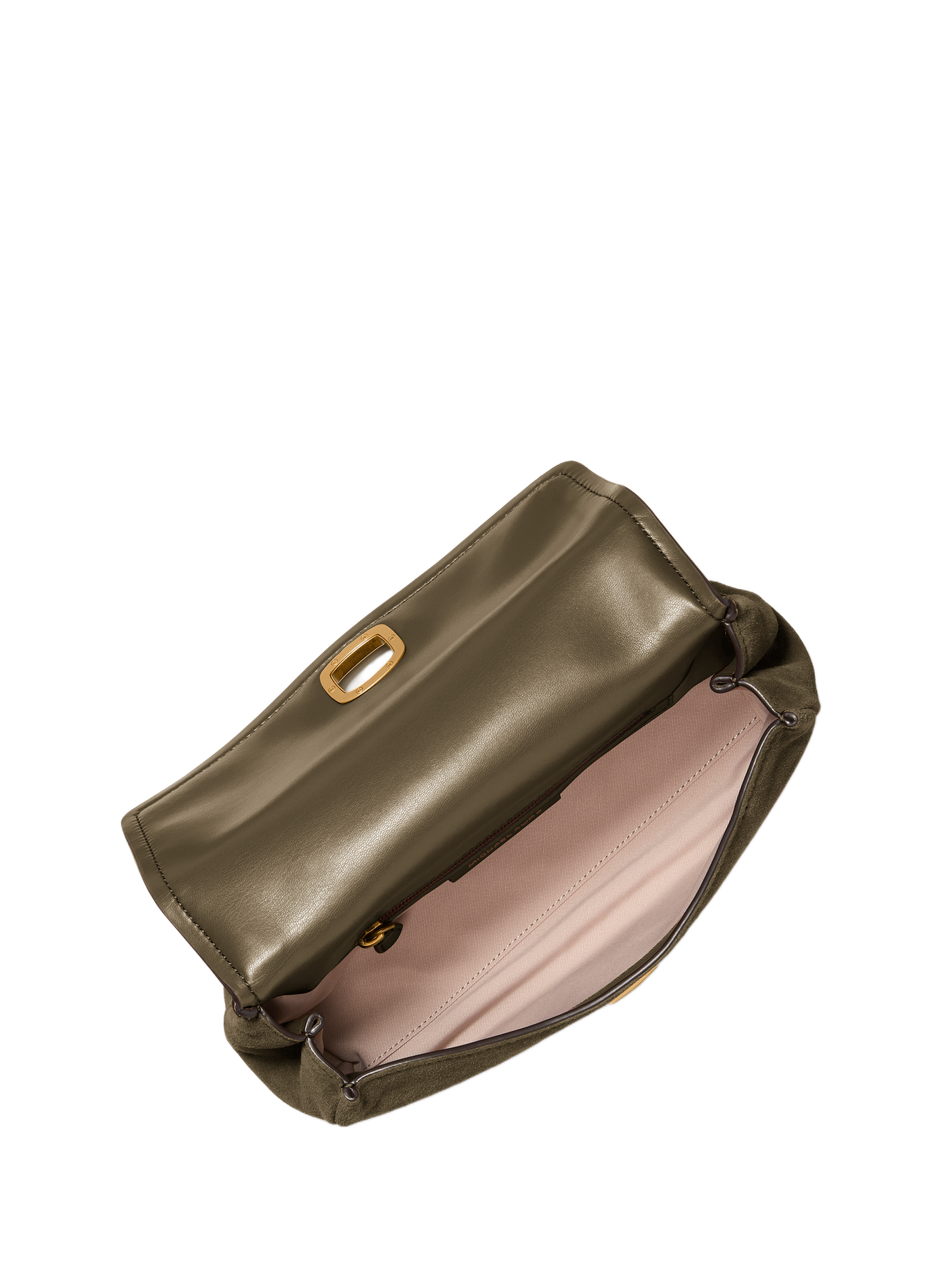 Petit sac porté épaule Bryant en cuir suédé MICHAEL KORS Braun