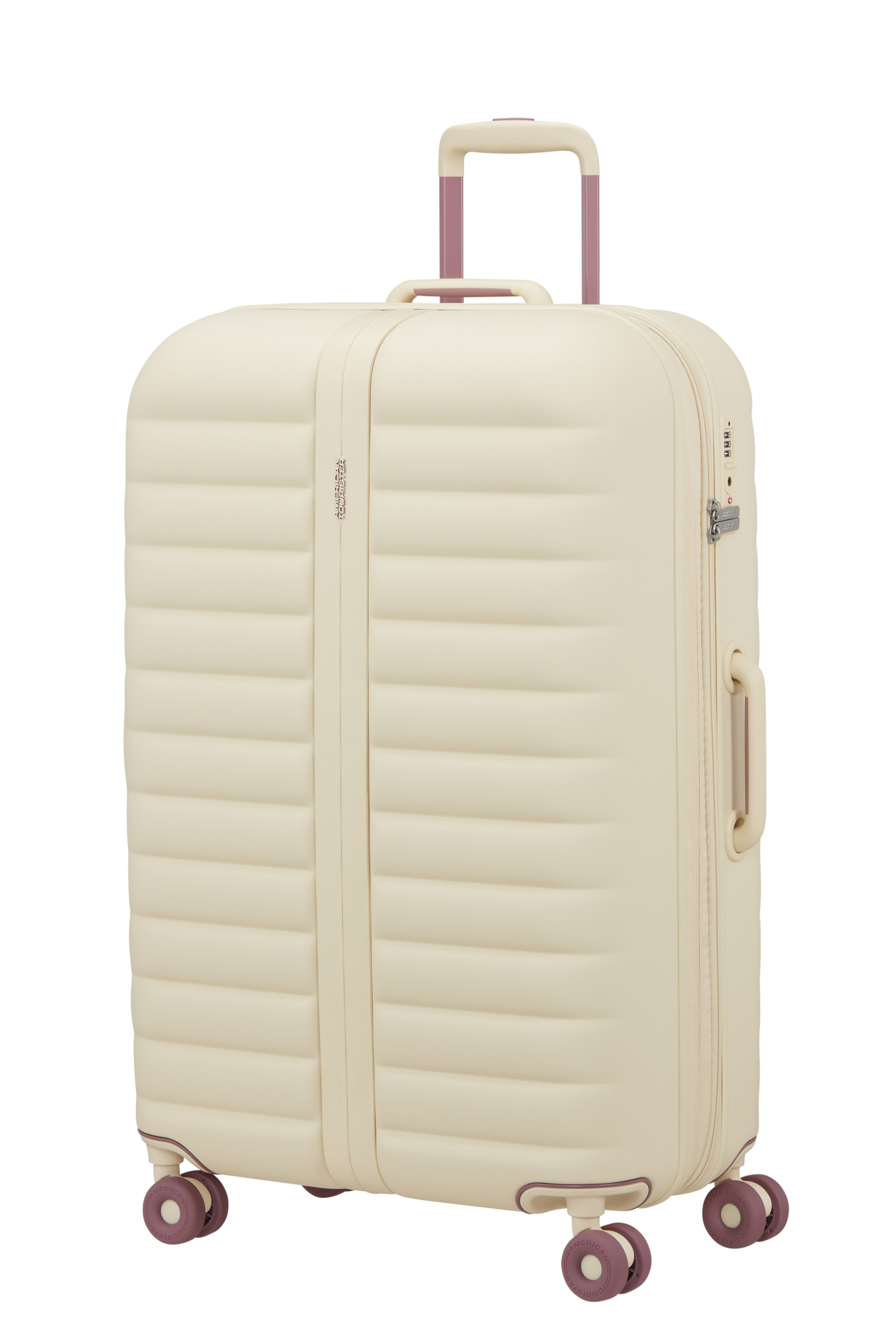 Neovibe valise 4 roues taille l AMERICAN TOURISTER Beige