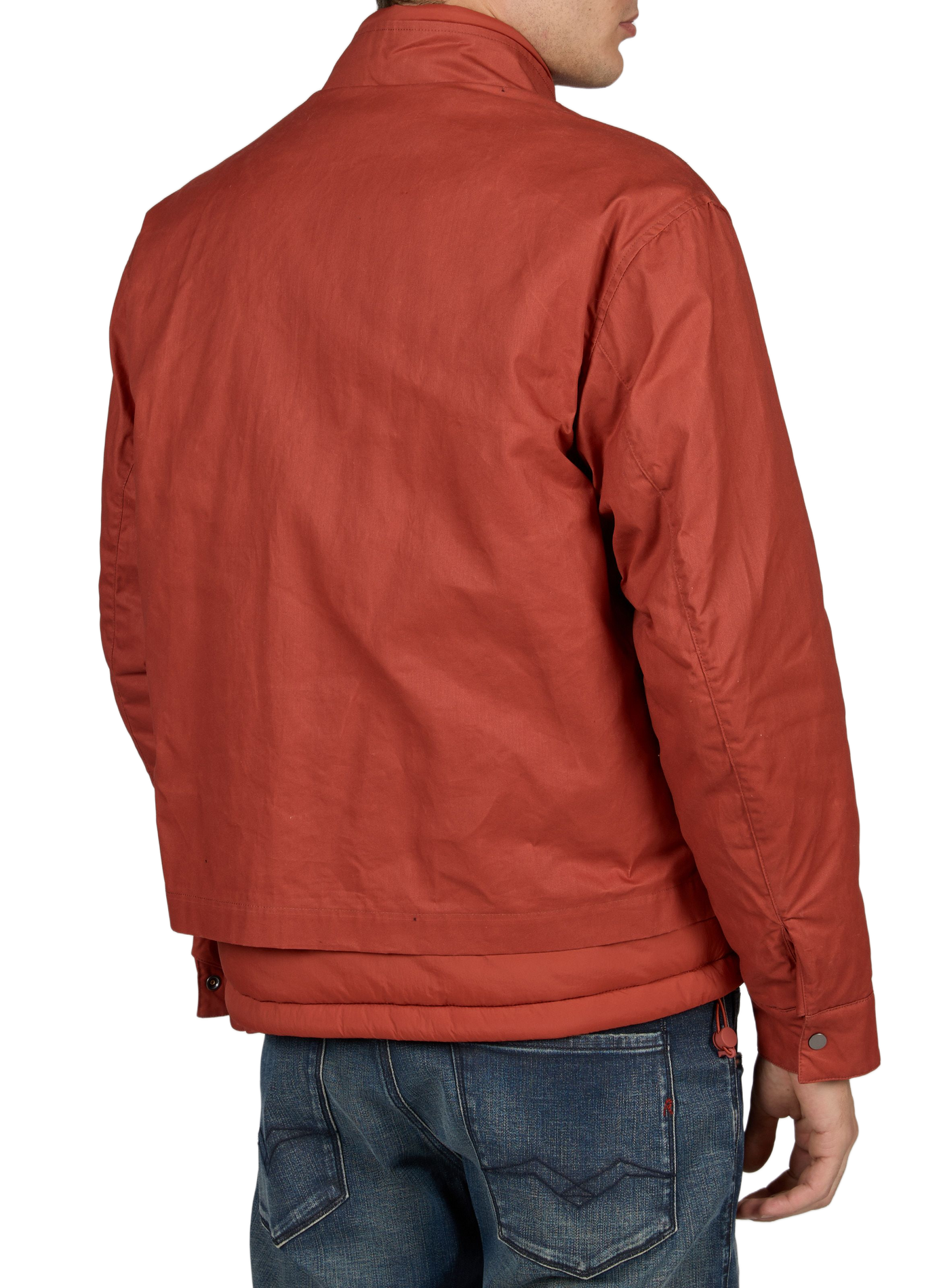 Blouson court en coton  K-WAY Rouge