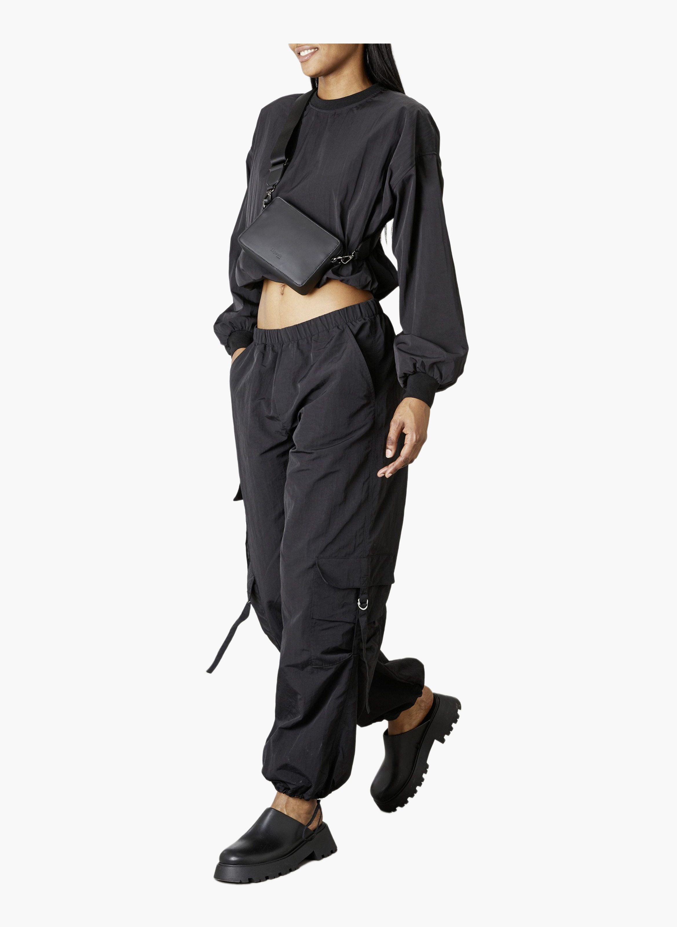 Lost in berlin sac à bandoulière taille s LIPAULT PARIS Noir