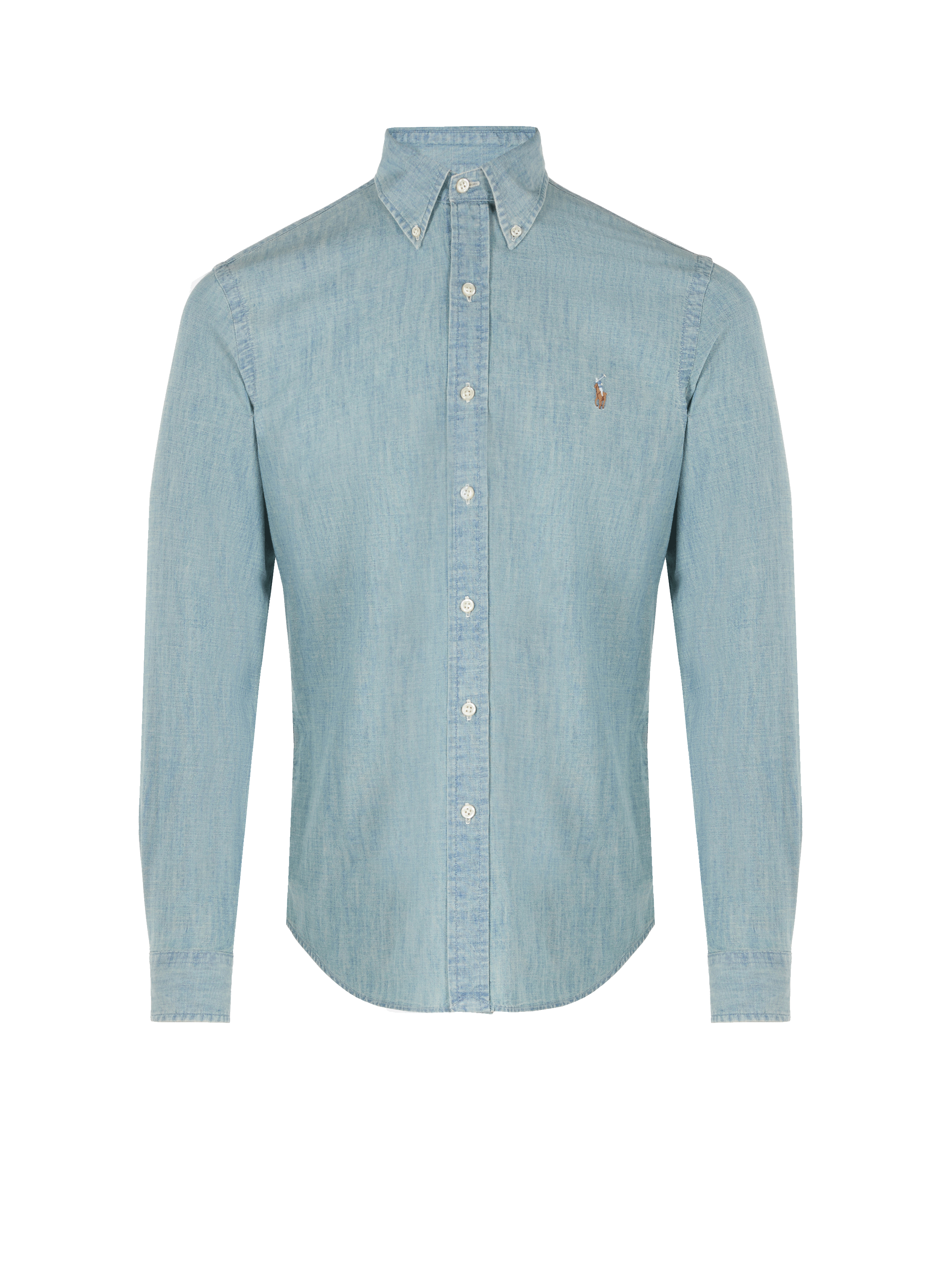POLO RALPH LAUREN Chemise Slim fit en chambray Bleu