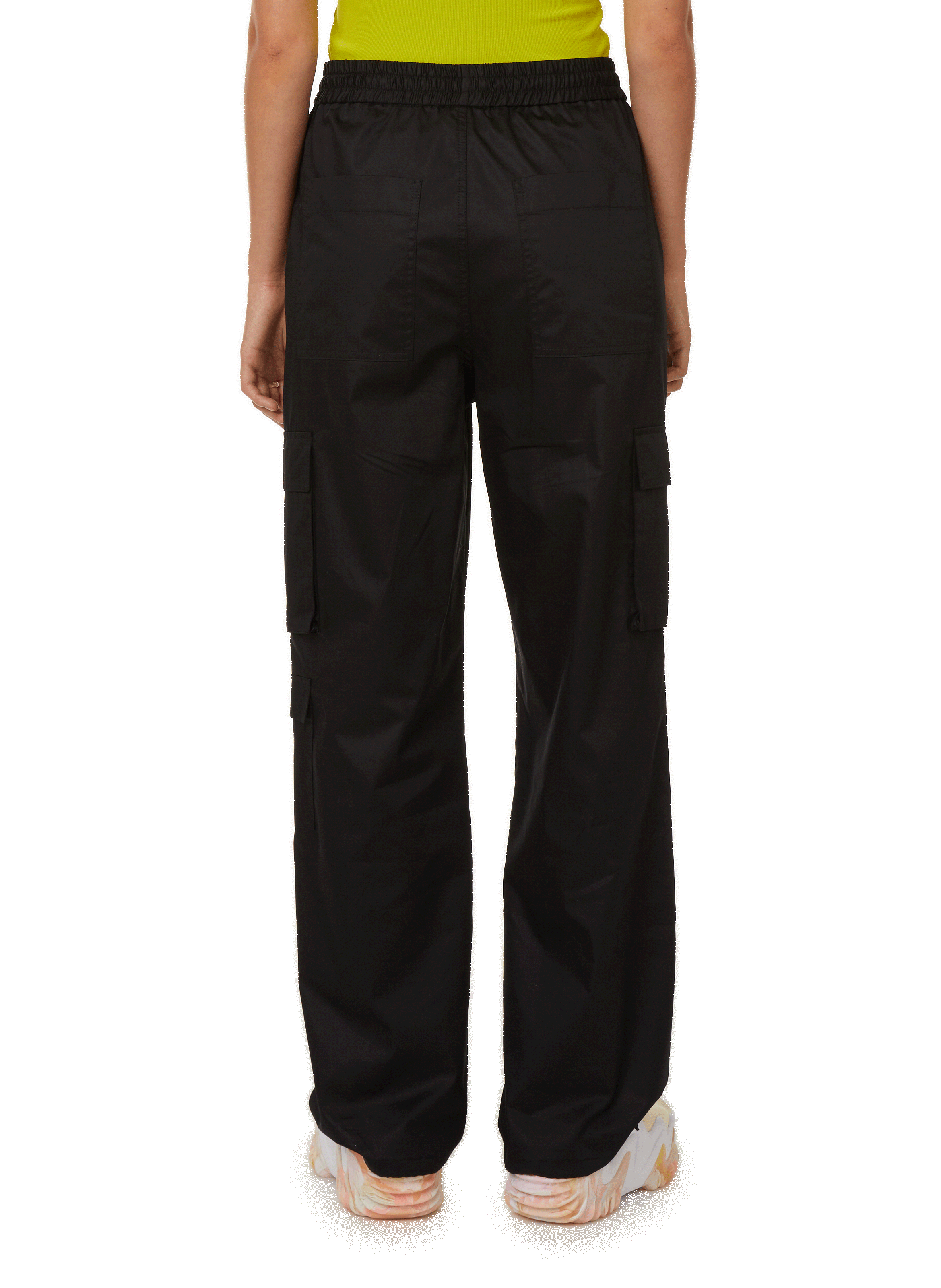 Pantalon cargo en coton SAISON 1865 Noir