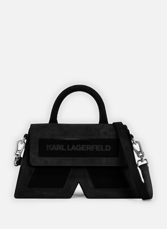 Ikon/K leather bag KARL LAGERFELD