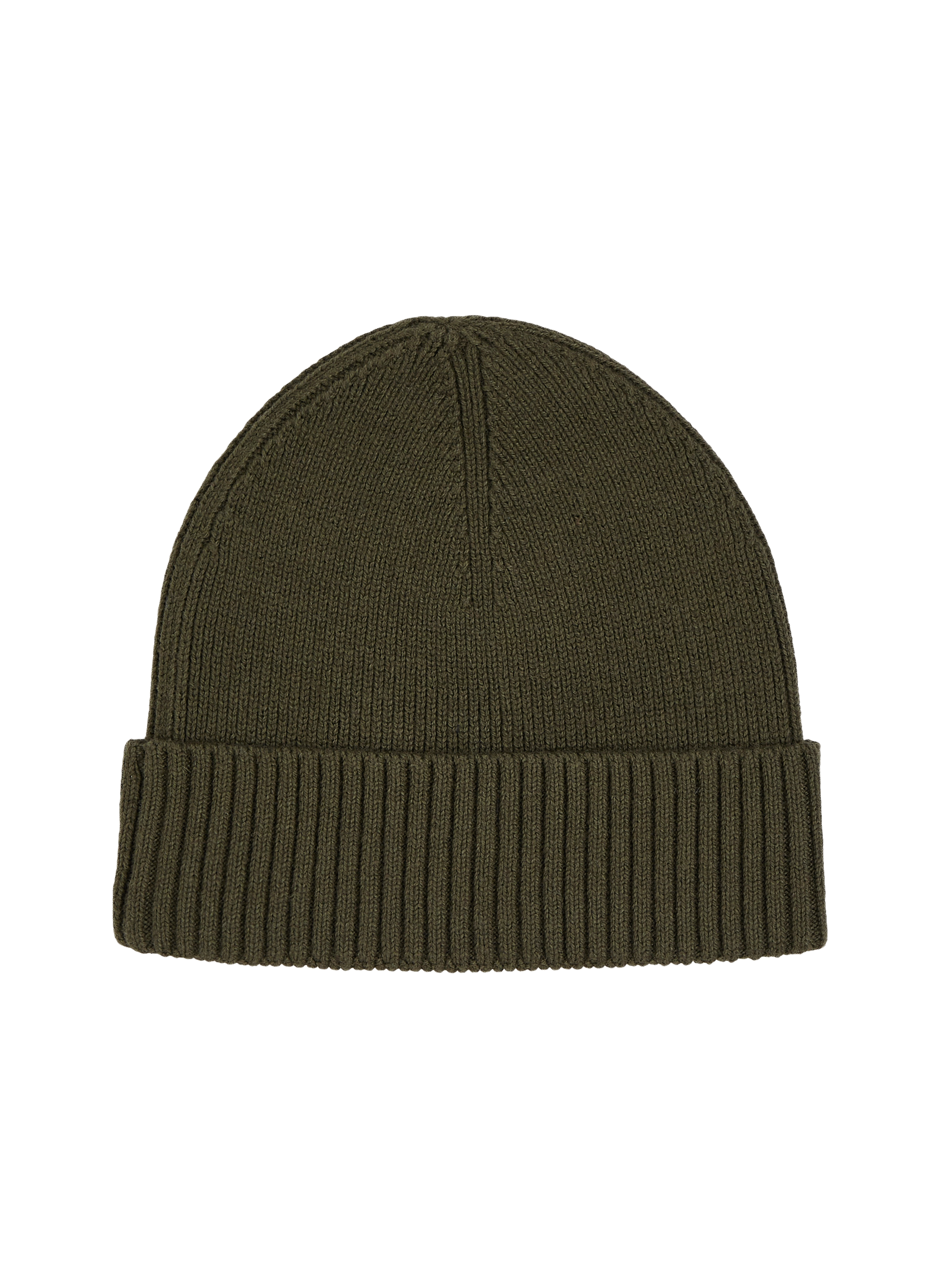 Bonnet en maille côtelée