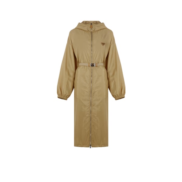 Prada Veste Imperméable In Brown