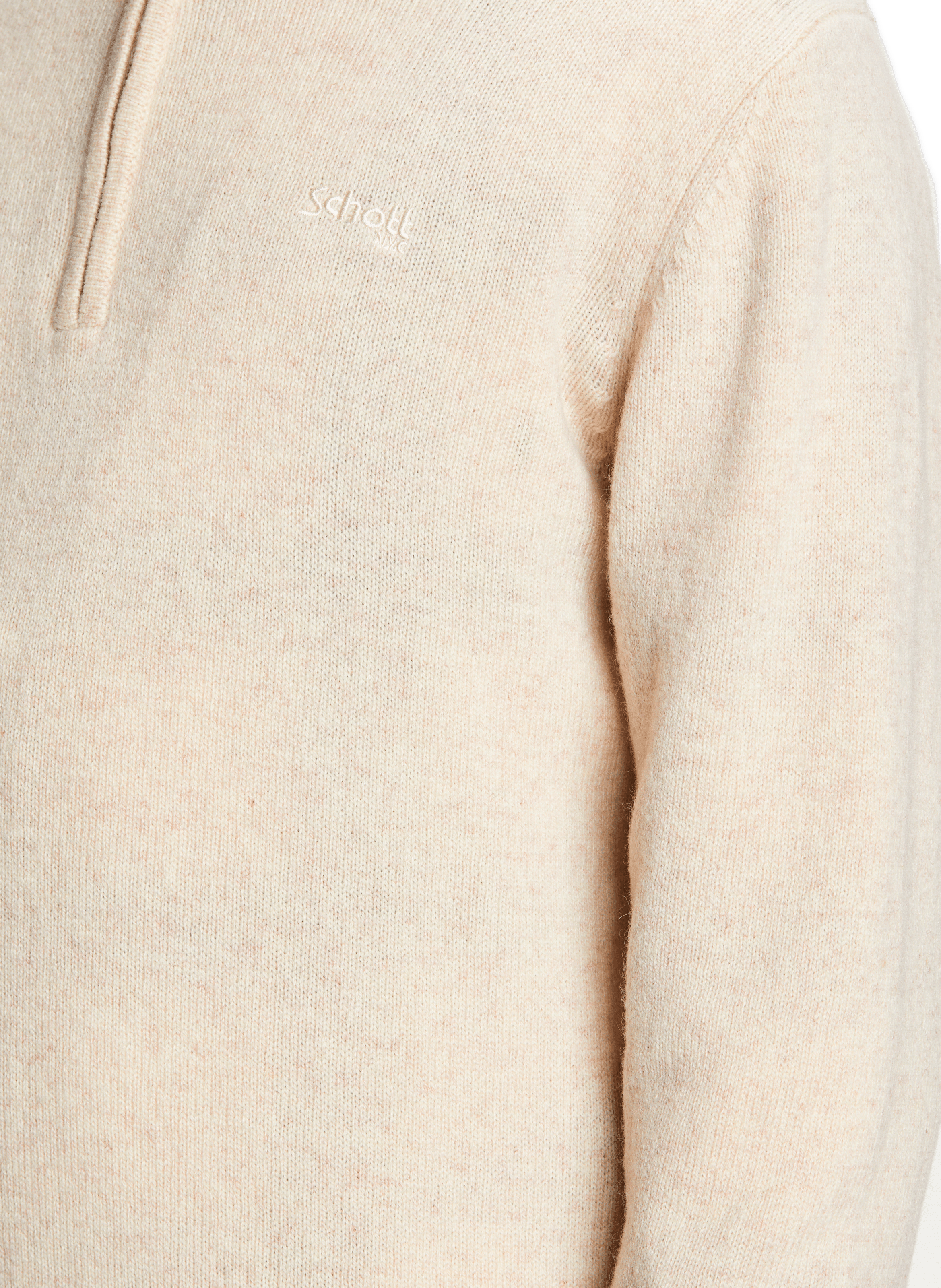 Knit sweater SCHOTT White