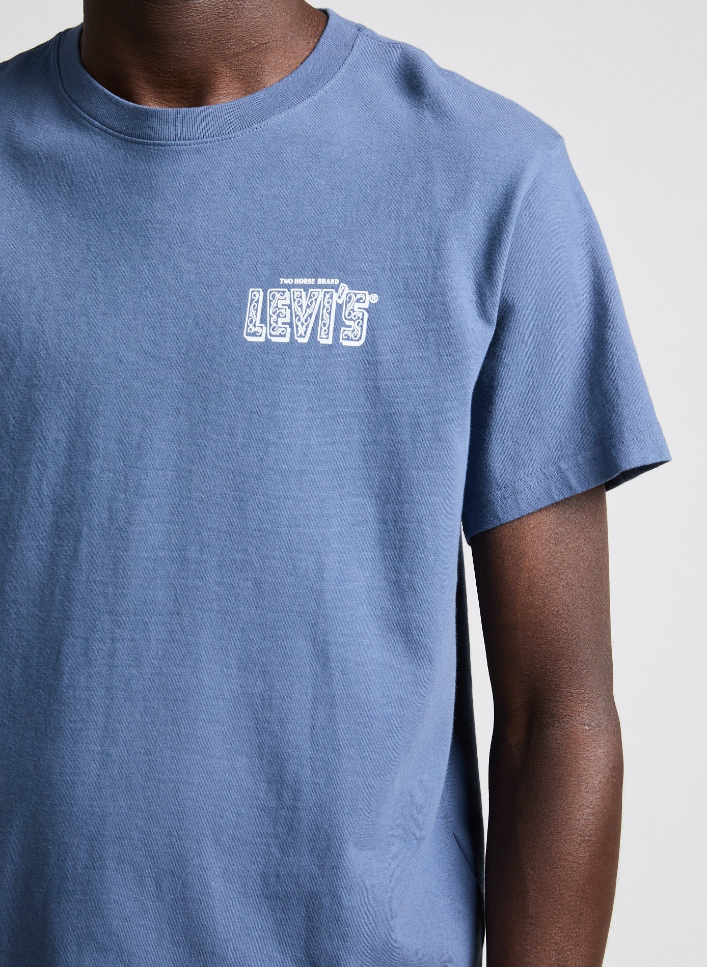 Two Horse Brand patterned T-shirt LEVI'S Blue