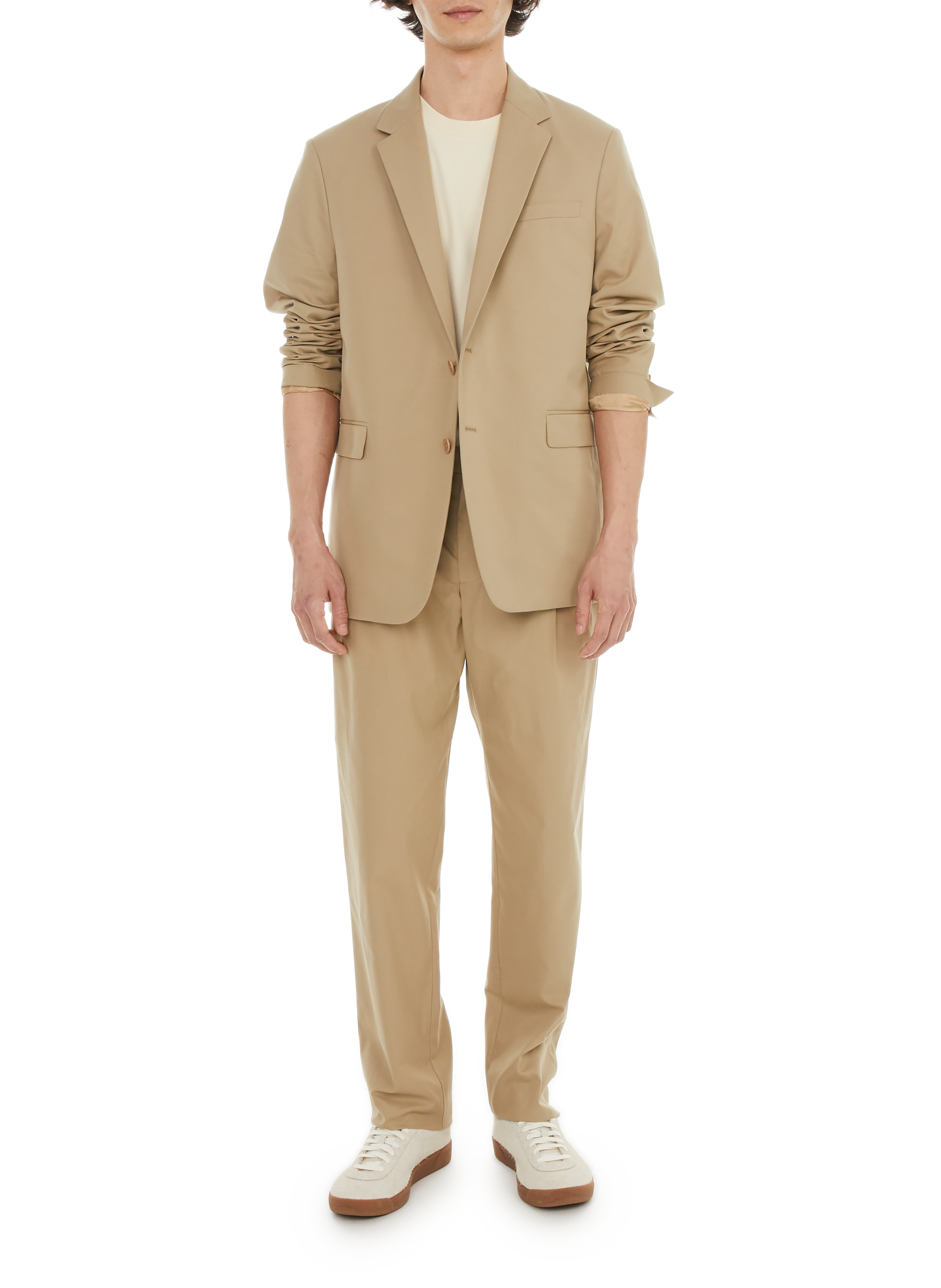 Blazer en coton SAISON 1865 Beige