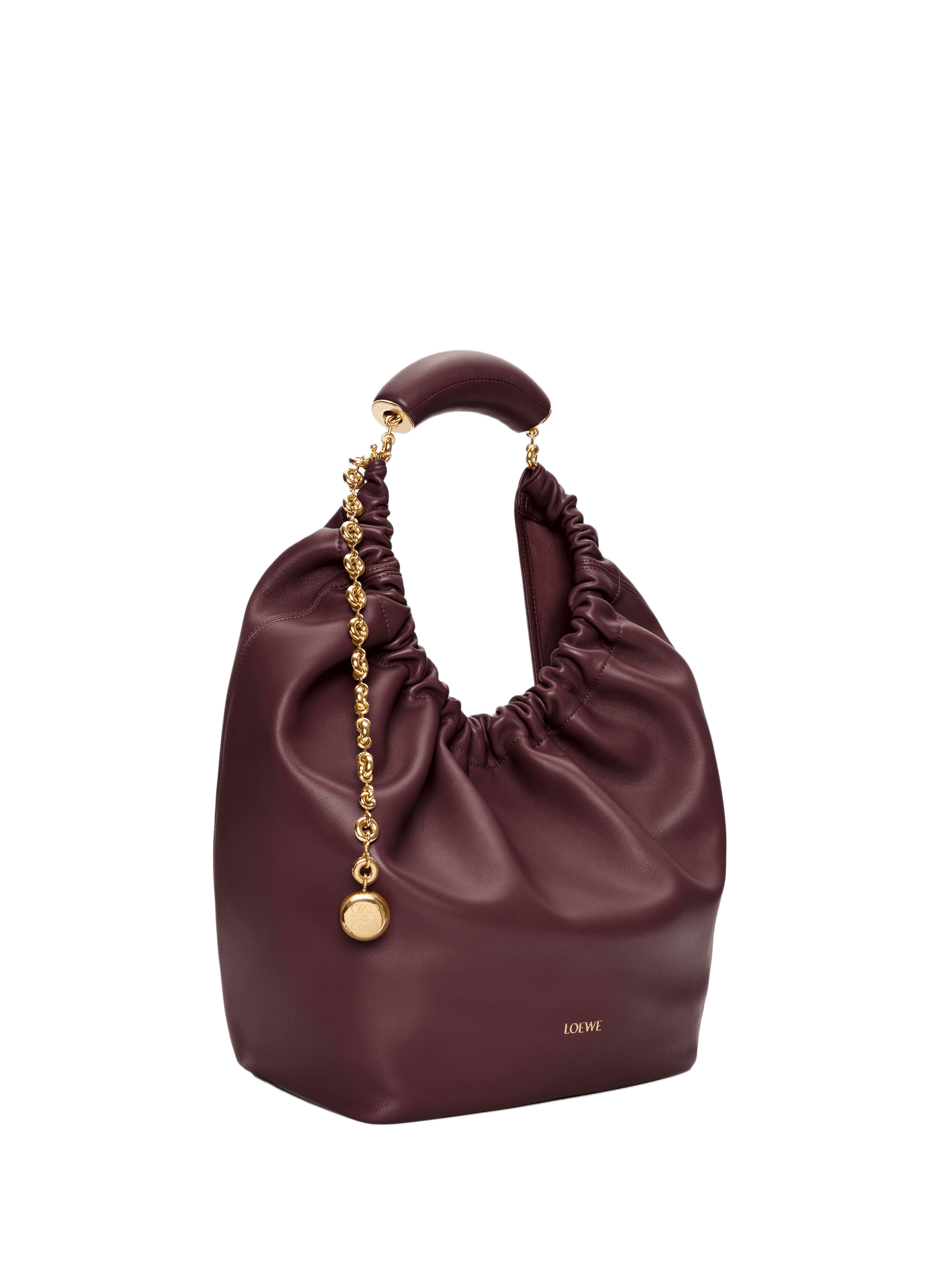 Medium lamb leather Squeeze bag LOEWE Red