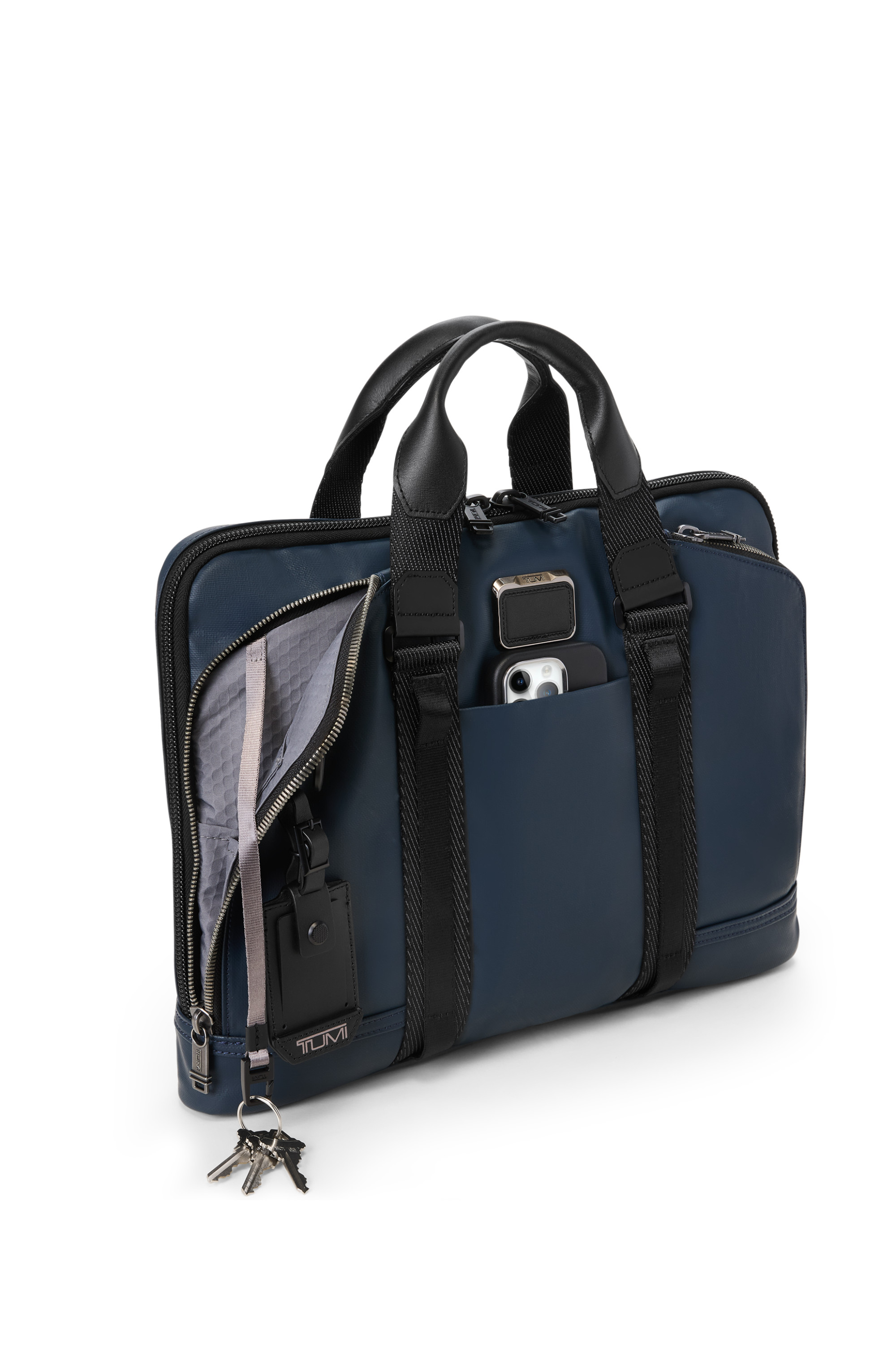 Alpha bravo briefcase taille s TUMI Bleu