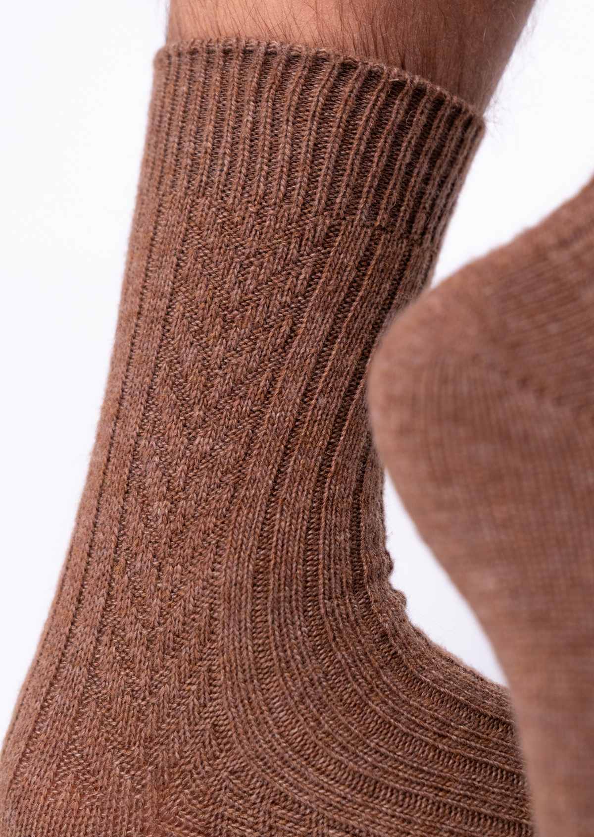 Chaussettes en laine BILLYBELT Marron
