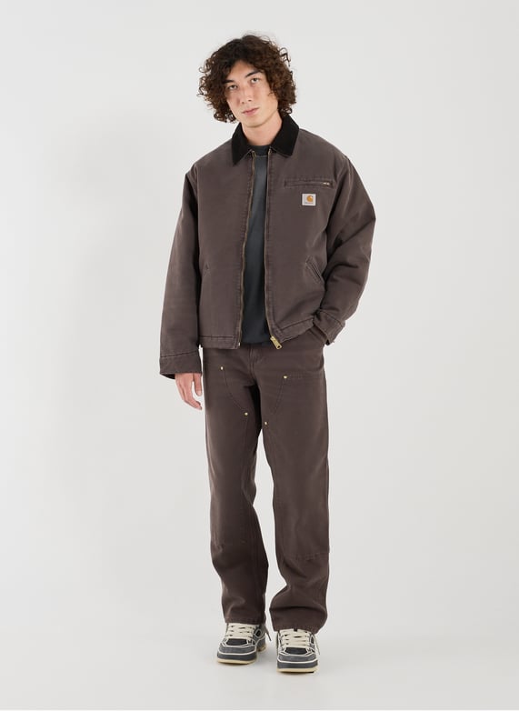 Veste ample à col contrasté en coton | Marron by CARHARTT WIP Veste ample à col contrasté en coton Marron