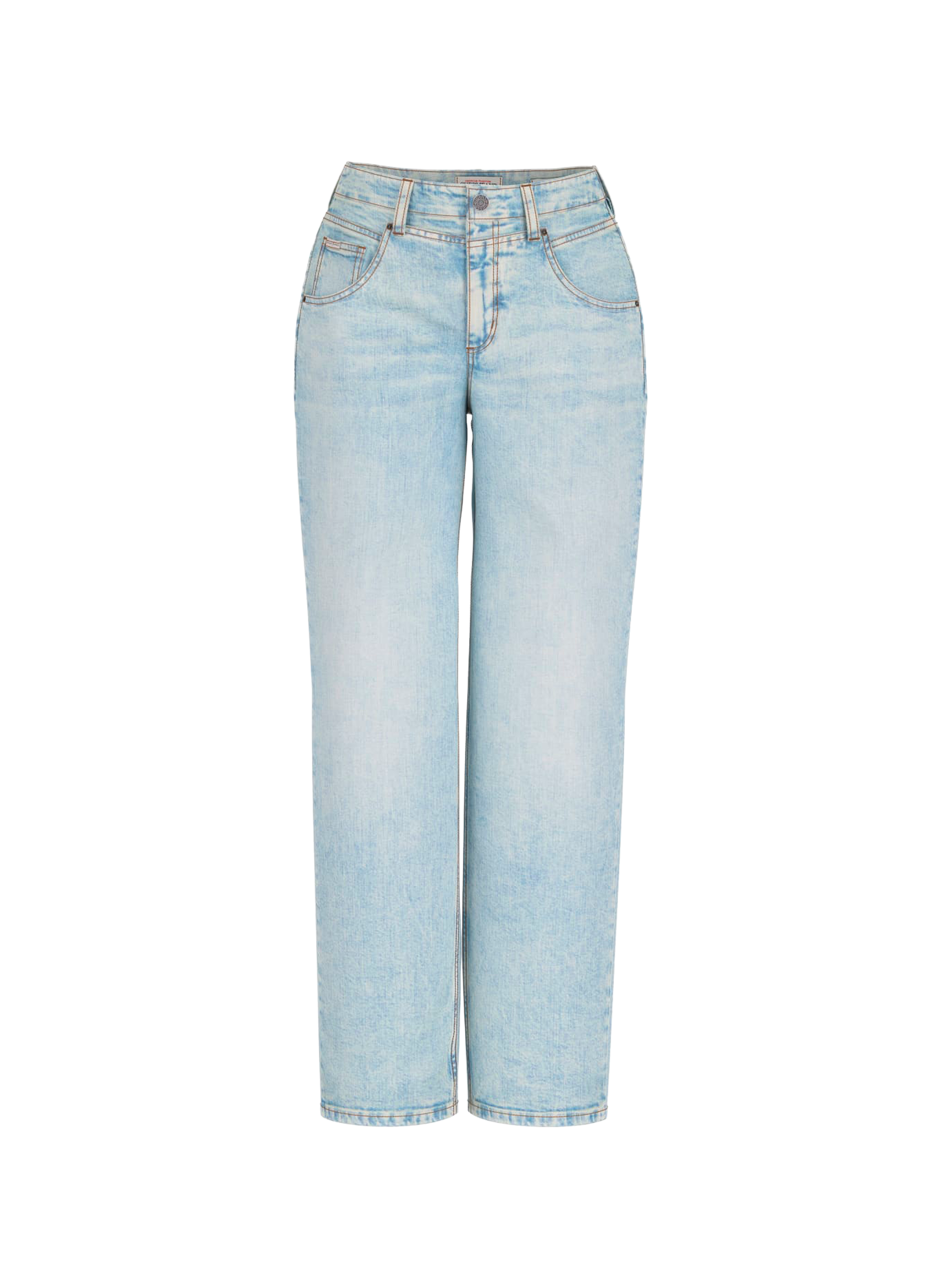 Straight cotton jeans GUESS Blue