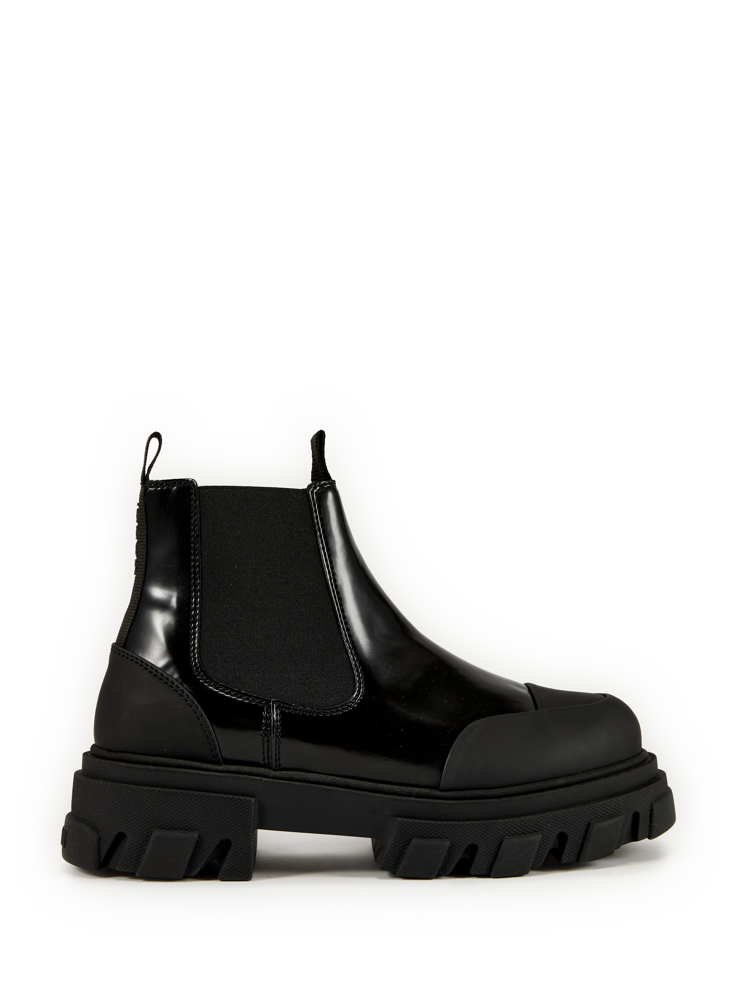GANNI Oversized low boots Black