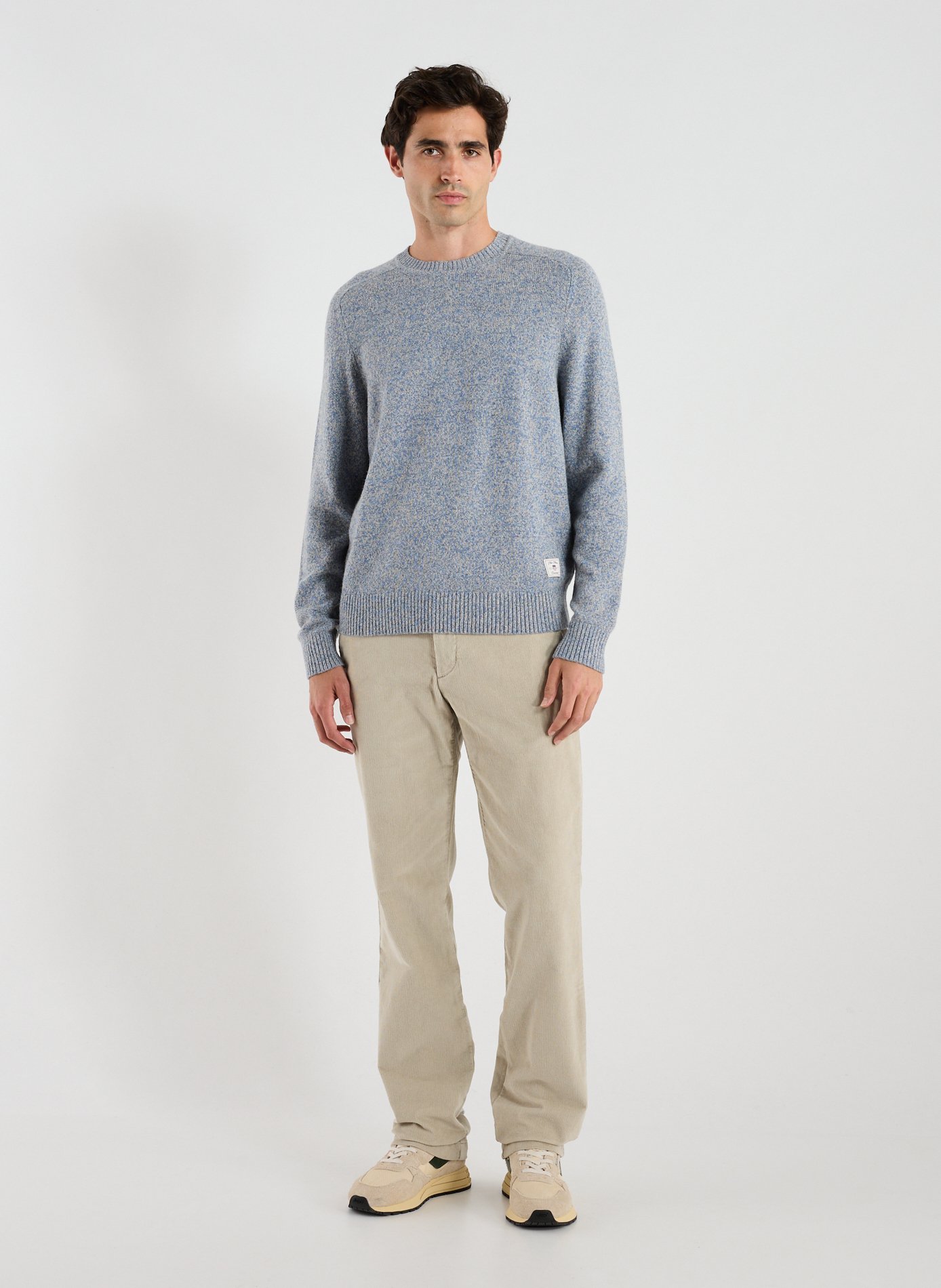 Pull en laine mélangée GANT Bleu