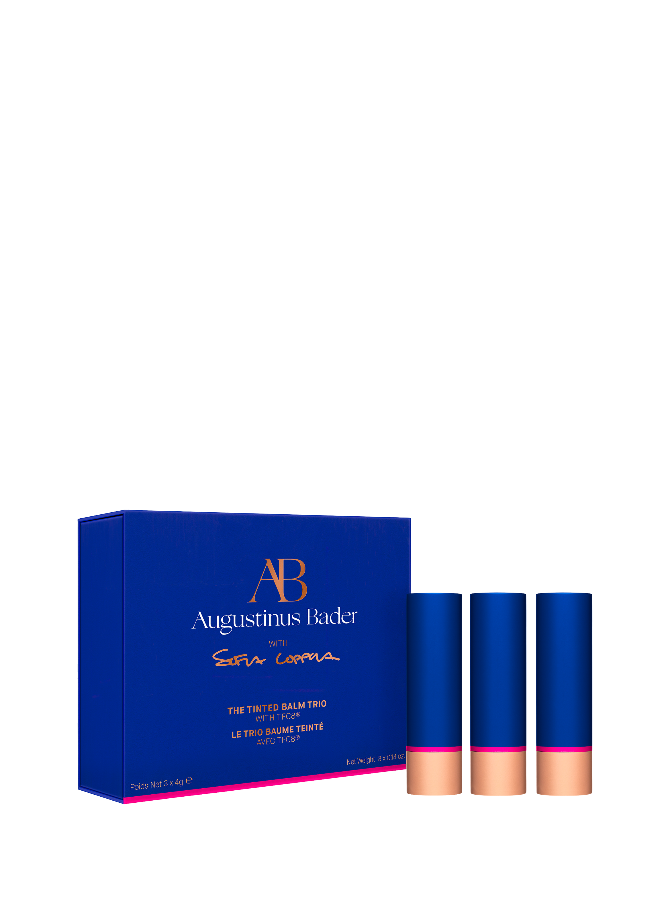 Le Trio Baume Teinté avec TFC8® AUGUSTINUS BADER No color