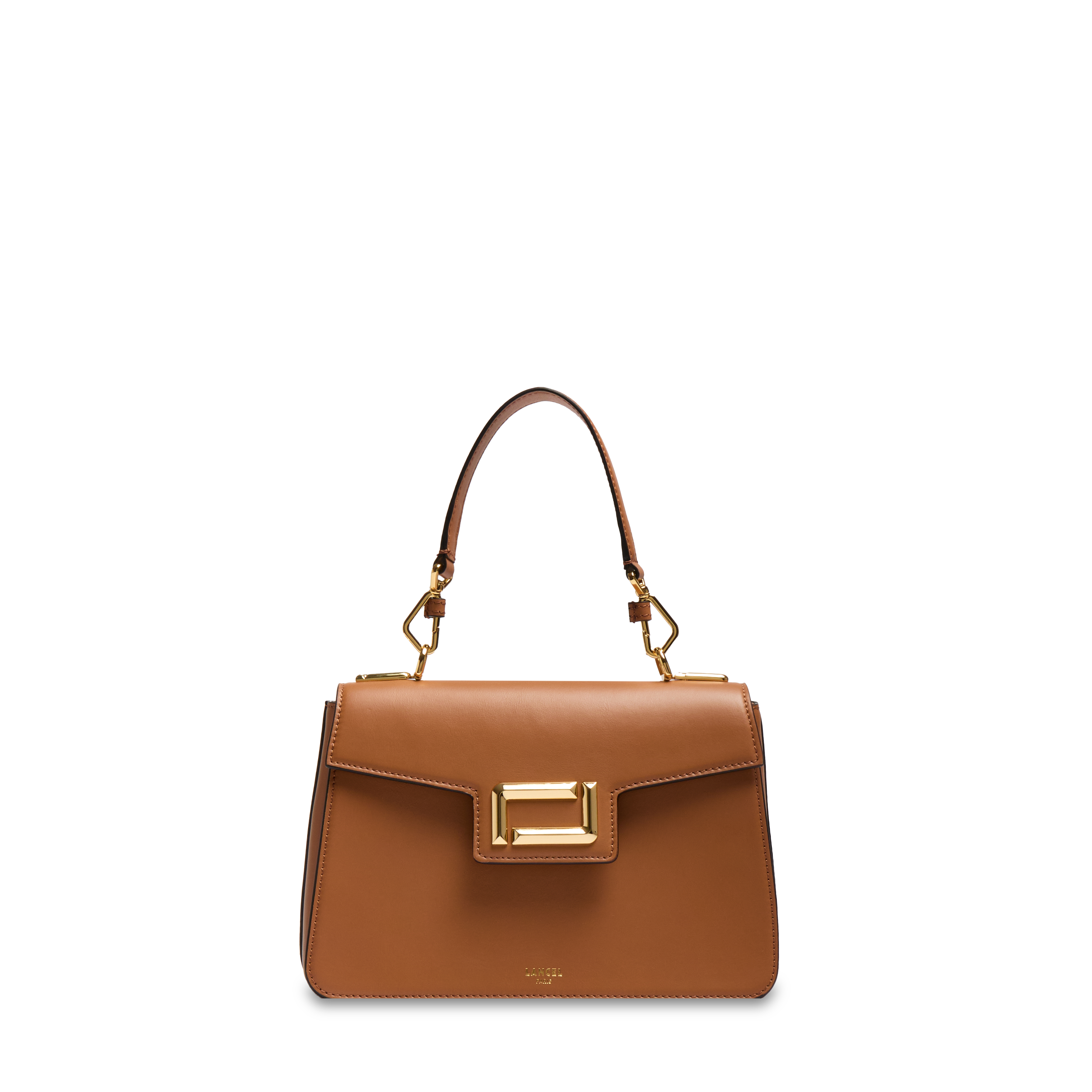 Sac porté main m angèle de lancel en cuir LANCEL Marron